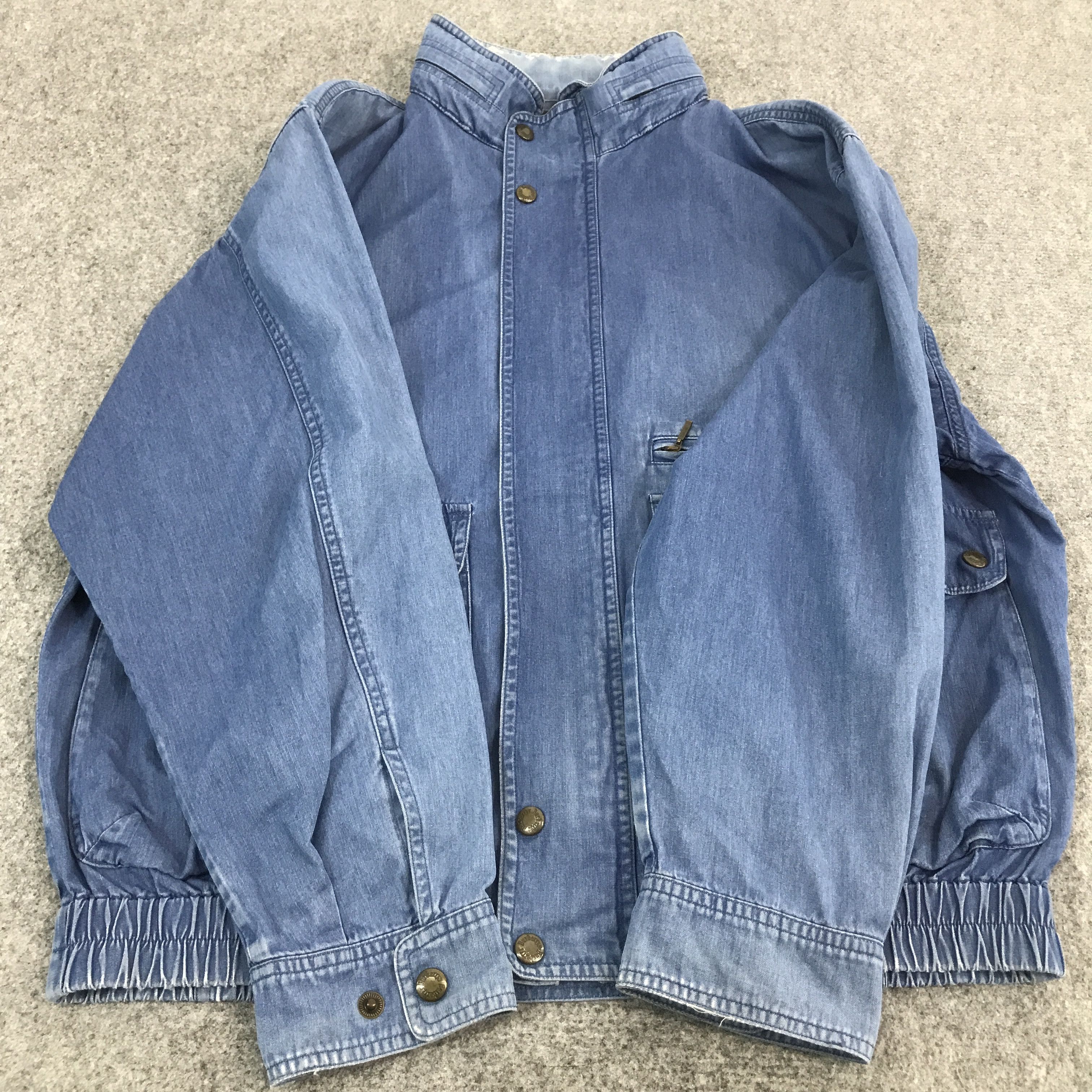 Burberry × Vintage BURBERRYS DISTRESSED BLUE JACKET Size US L / EU 52-54 / 3 - 8 Thumbnail