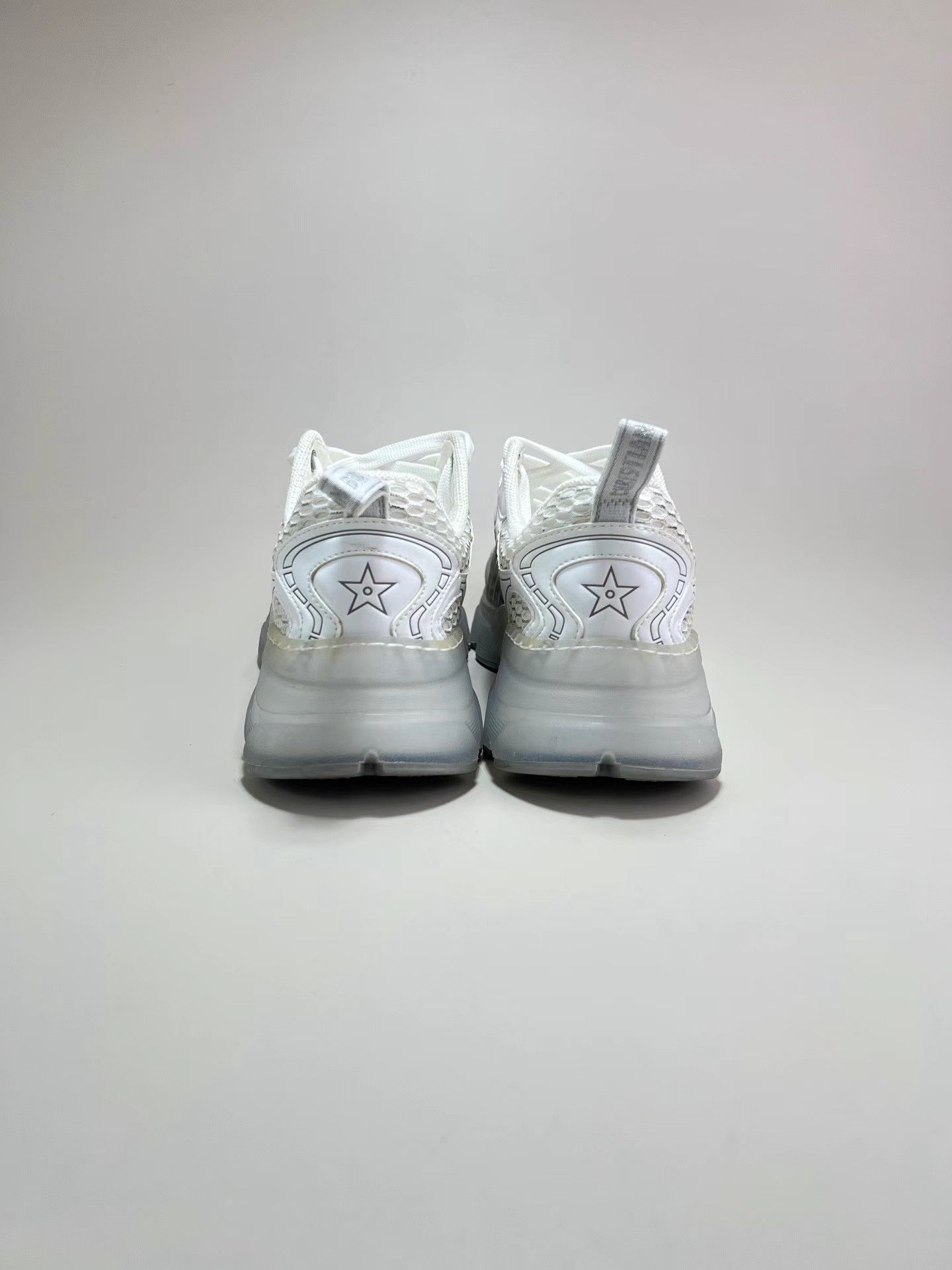 Dior DIOR Gray & White Oblique Sneakers Size US 8.5 / IT 38.5 - 3 Thumbnail