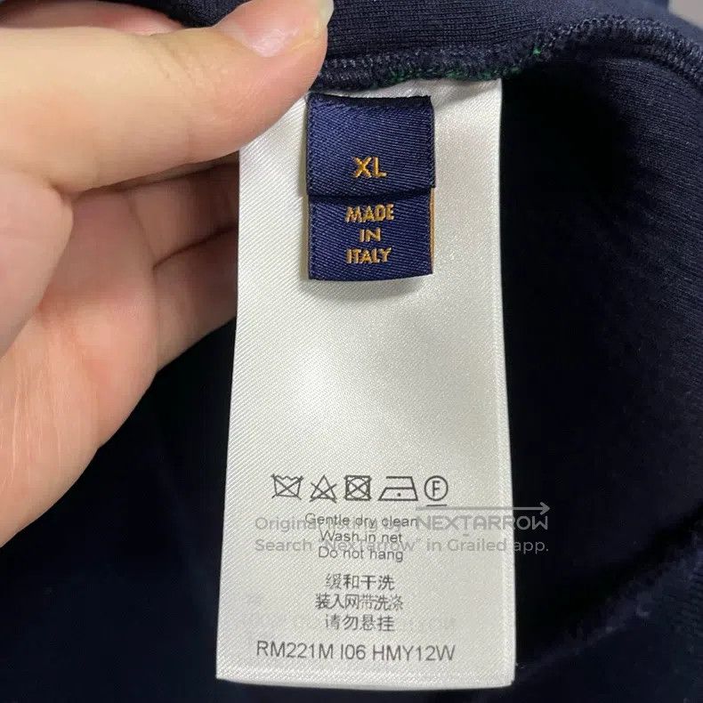 Louis Vuitton Louis Vuitton Blue presbyopic gradient crewneck long-sleev Size US XL / EU 56 / 4 - 4 Thumbnail