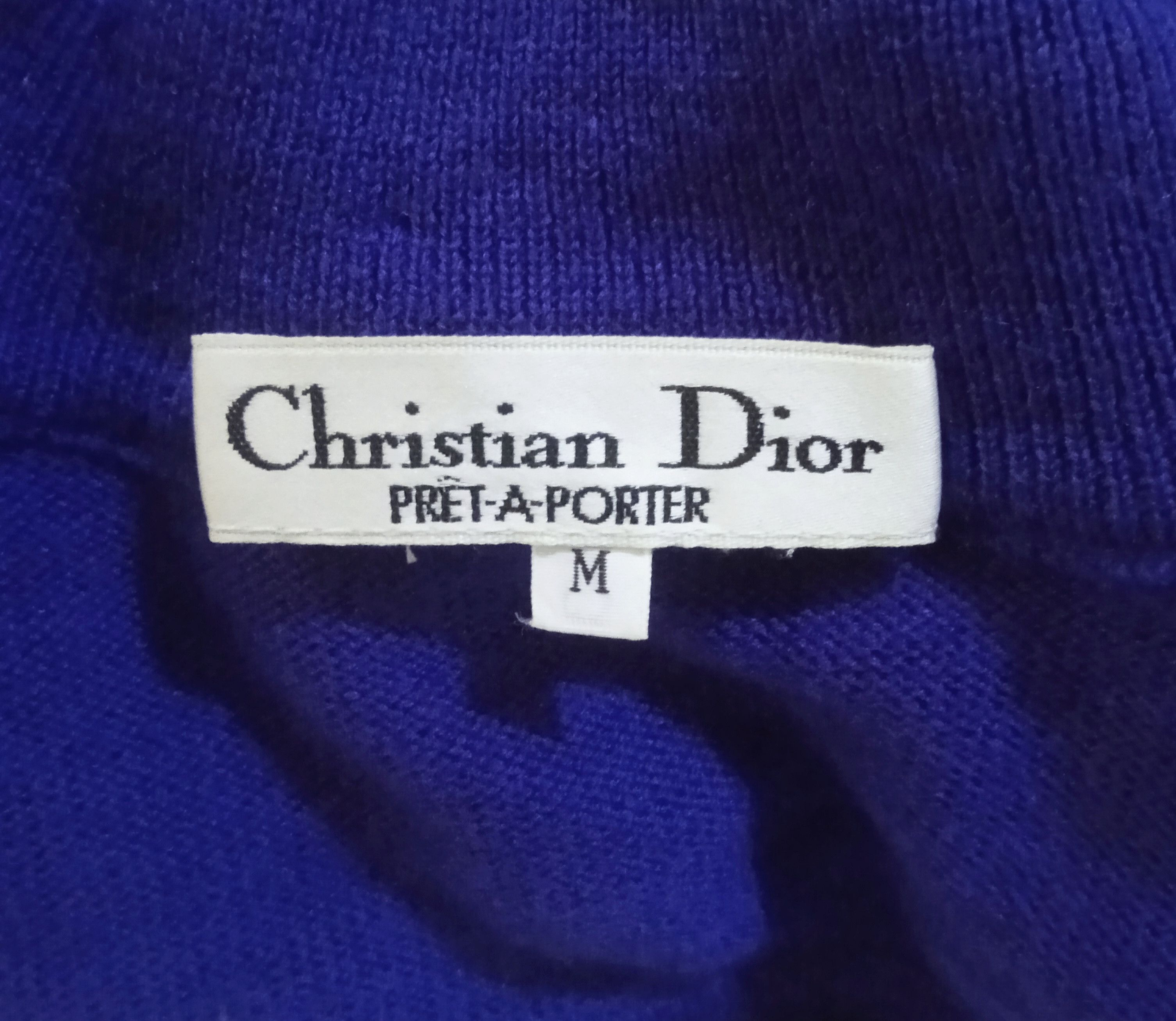 Dior RARE ITEM !!! Christian Dior Women Sweater Size M / US 6-8 / IT 42-44 - 5 Thumbnail