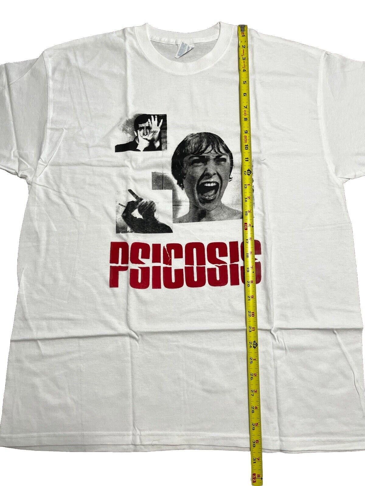 Designer Vintage Psicosis Psycho horror t-shirt Mexican XL Deadstock Size US XL / EU 56 / 4 - 3 Thumbnail
