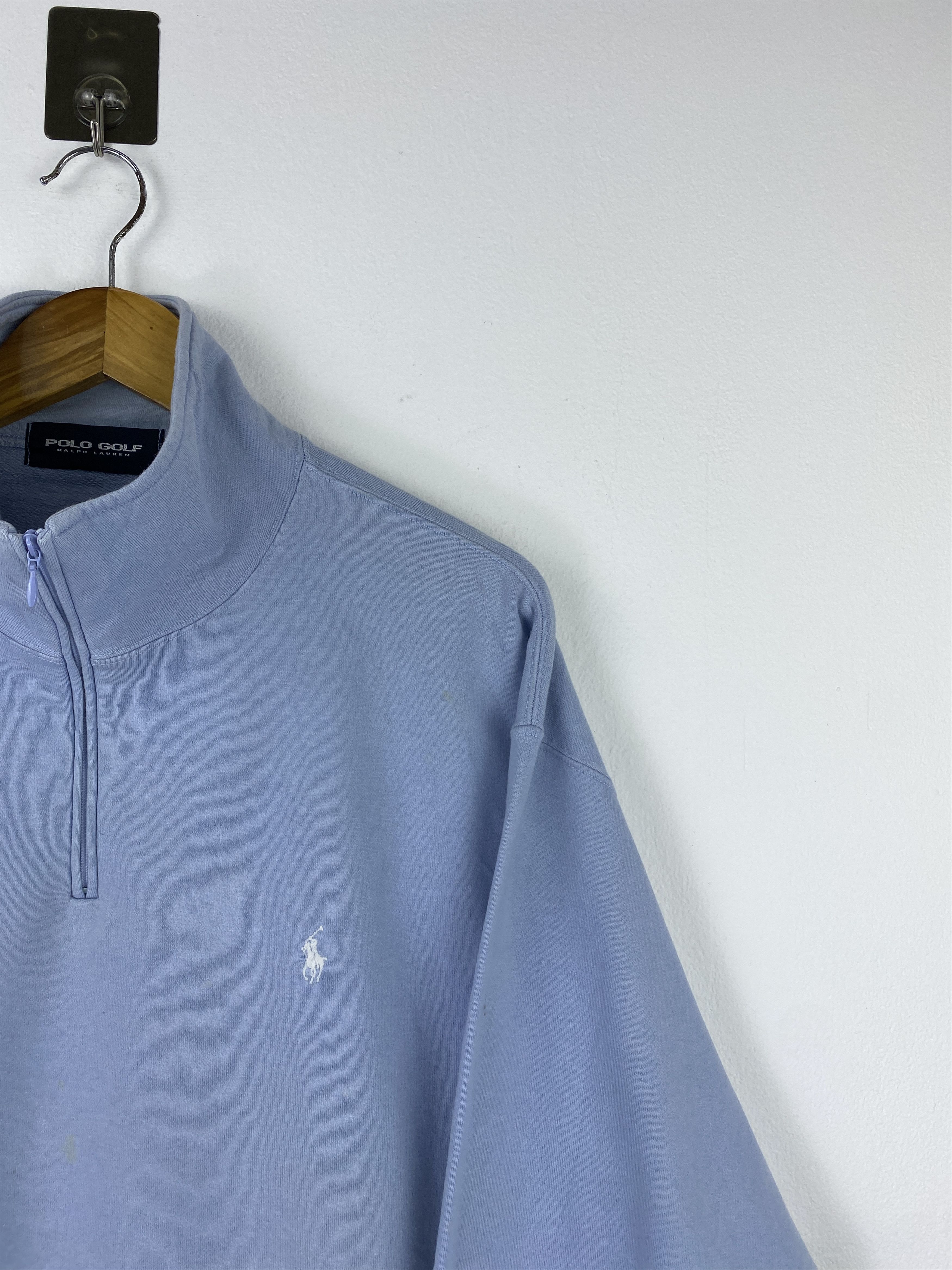 Polo Ralph Lauren Vintage 90s Polo Ralph Lauren Half Zipper Sweatshirt SH0533 Size US XL / EU 56 / 4 - 9 Thumbnail
