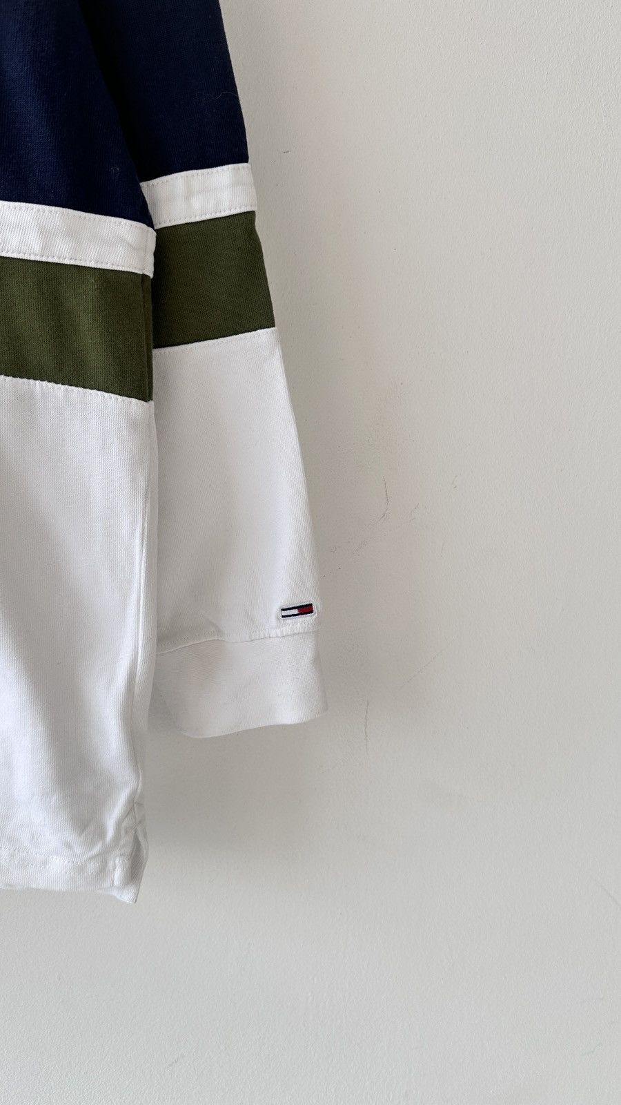 Tommy Hilfiger Tommy Jeans Rugby Shirt XL Long Sleeve Polo Colorblock Y2K Size US XL / EU 56 / 4 - 6 Thumbnail