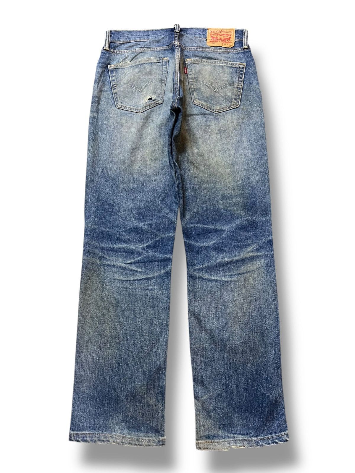 Levi's Vintage Levi’s 511 - Faded Rusty Wash, Distressed Denim Size US 33 - 3 Thumbnail