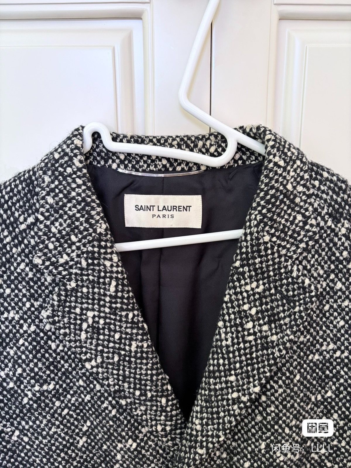 Saint Laurent Paris 2014 fw saint laurent tweed coat Size US S / EU 44-46 / 1 - 2 Thumbnail