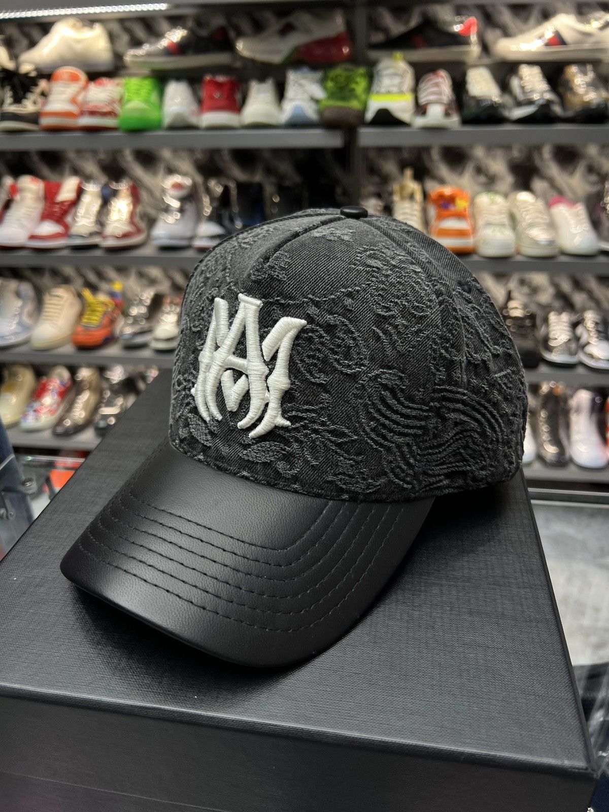 Amiri Amiri Black MA Quad Hat Size ONE SIZE - 1 Thumbnail
