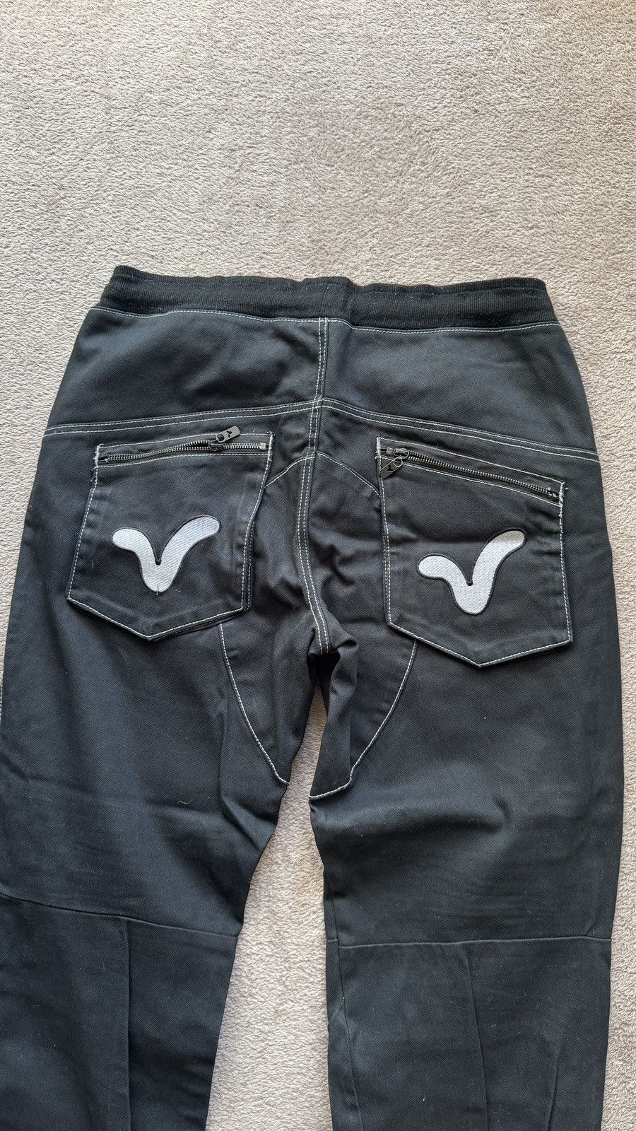 Japanese Brand Voi Jeans Beckham Y2K Baggy denim jogger pants Size US 36 / EU 52 - 2 Thumbnail