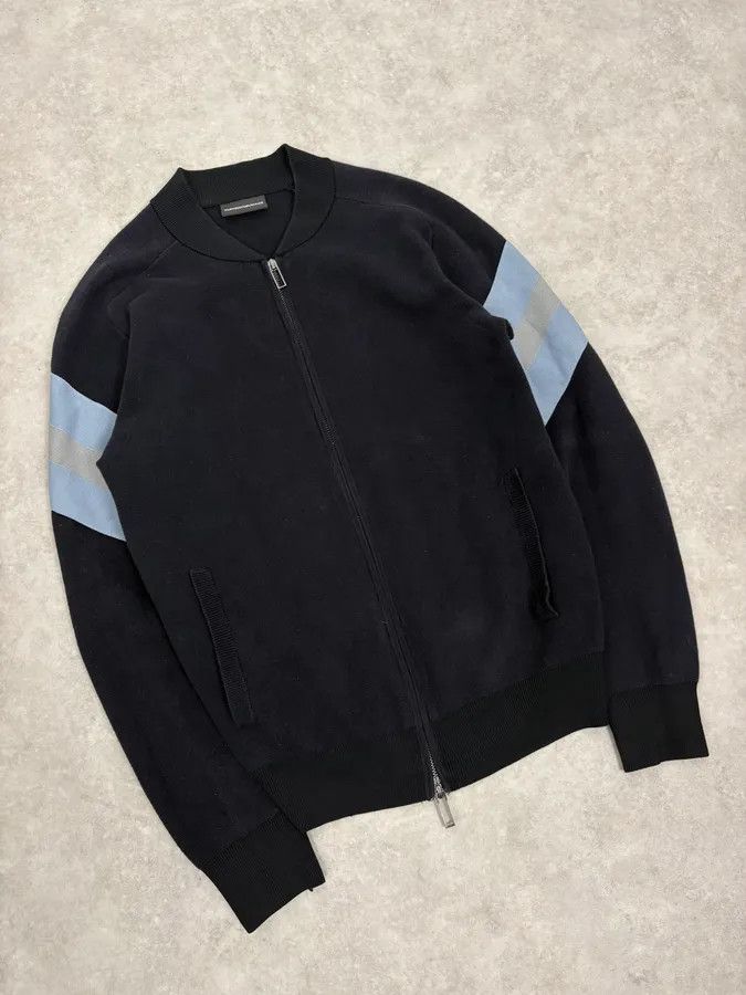 Emporio Armani AW2019 Emporio Armani Navy Slim Zip-up Sweater Size US S / EU 44-46 / 1 - 4 Thumbnail
