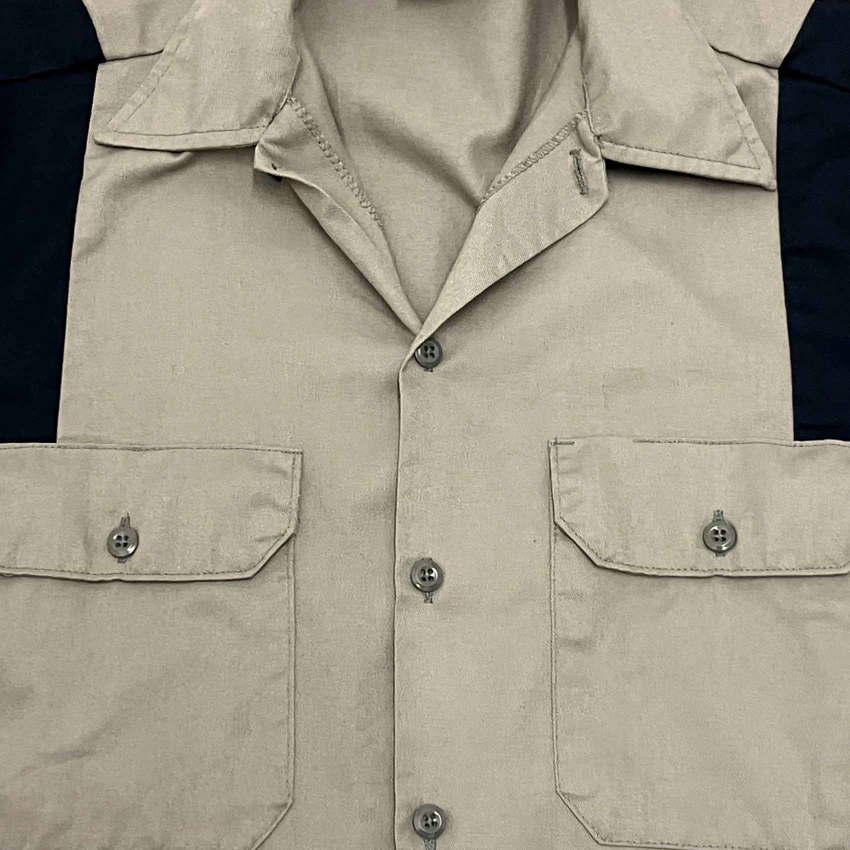Dickies Dickies Two Tone Work Shirt Mens Small Grey Black Short Sleeve Workwear Vintage Size US S / EU 44-46 / 1 - 2 Thumbnail