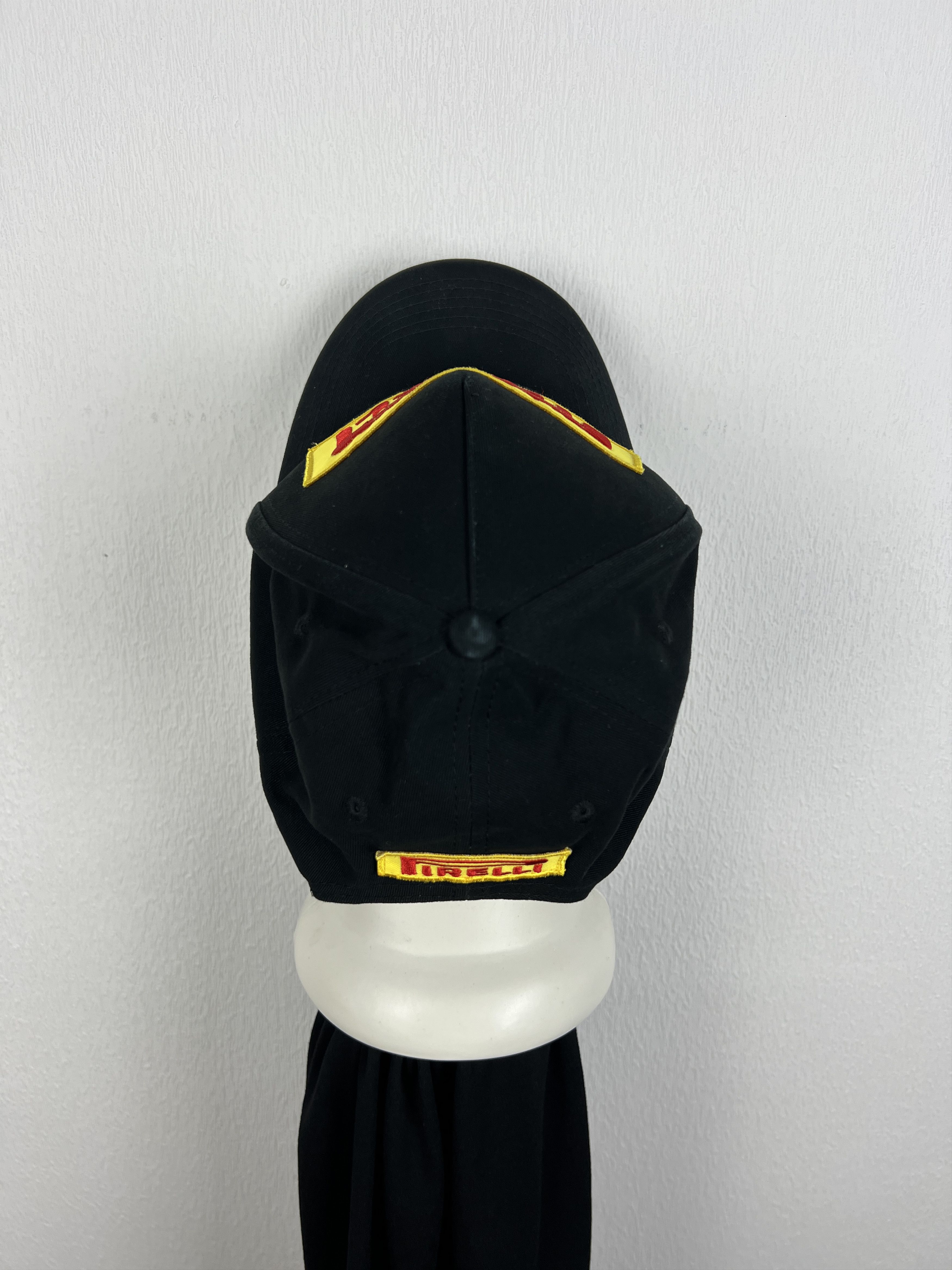 Vintage Pirelli F1 Racing Hat Cap Authentic Black Gold Rare Ferrari Size ONE SIZE - 6 Thumbnail