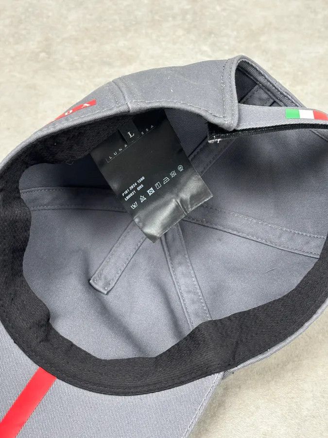 Prada Prada Luna Rossa Grey Pirelli Racing Cap Size ONE SIZE - 9 Thumbnail