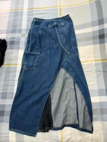 Y's Y's denim skirt, long skirt Size 36" / US 14 / IT 50 - 2 Thumbnail