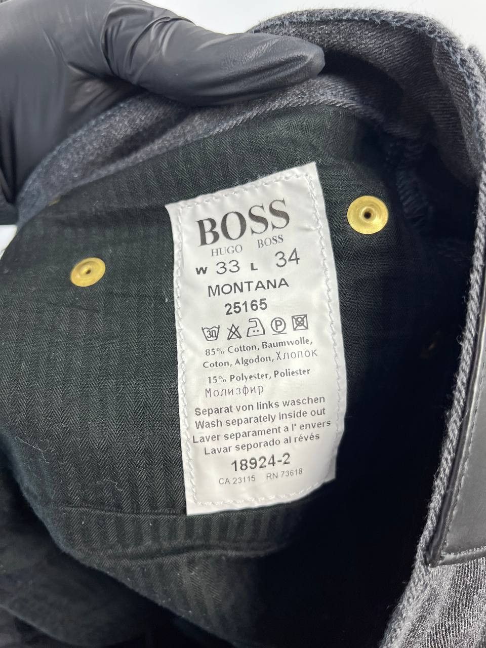 Hugo Boss HUGO BOSS MONTANA Jeans Dark Grey Size W33 L34 Size US 33 - 6 Thumbnail
