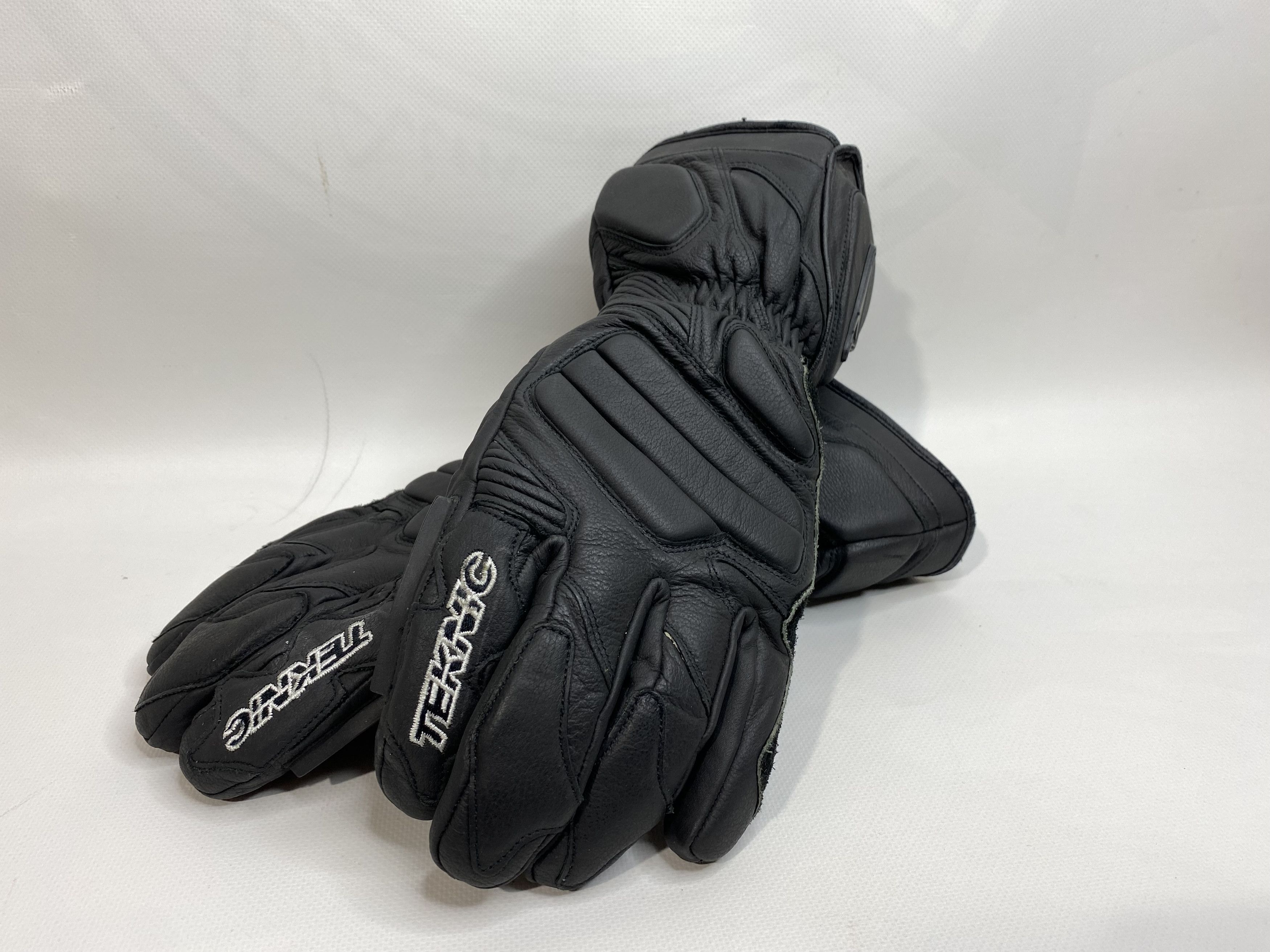 Honda TEKNIC THUNDER MOTORCYCLE LEATHER GLOVES POWER SKIN Size ONE SIZE - 1 Thumbnail