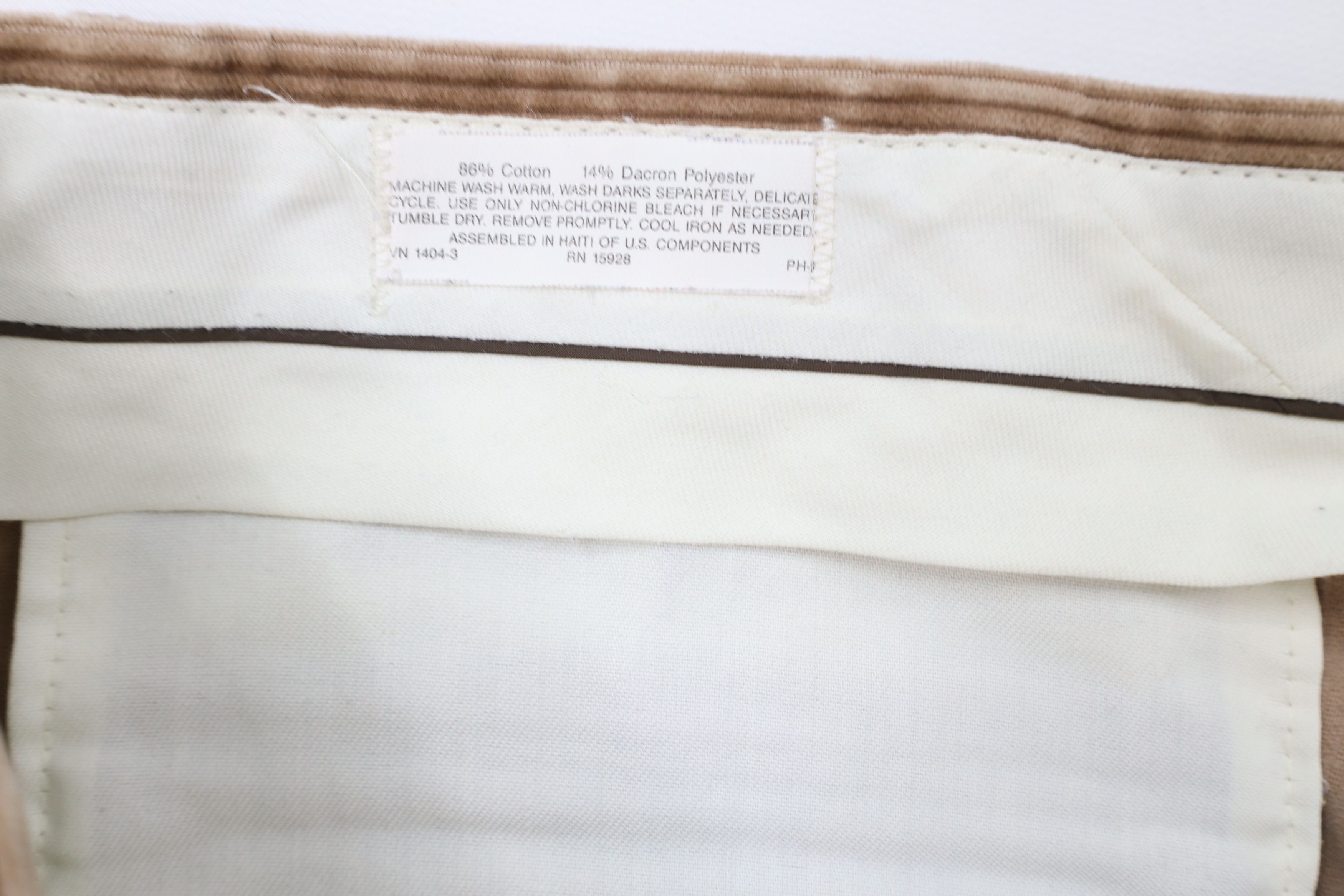 Vintage Vintage 90s Streetwear Relaxed Wide Leg Corduroy Chino Pants Size US 38 / EU 54 - 8 Thumbnail