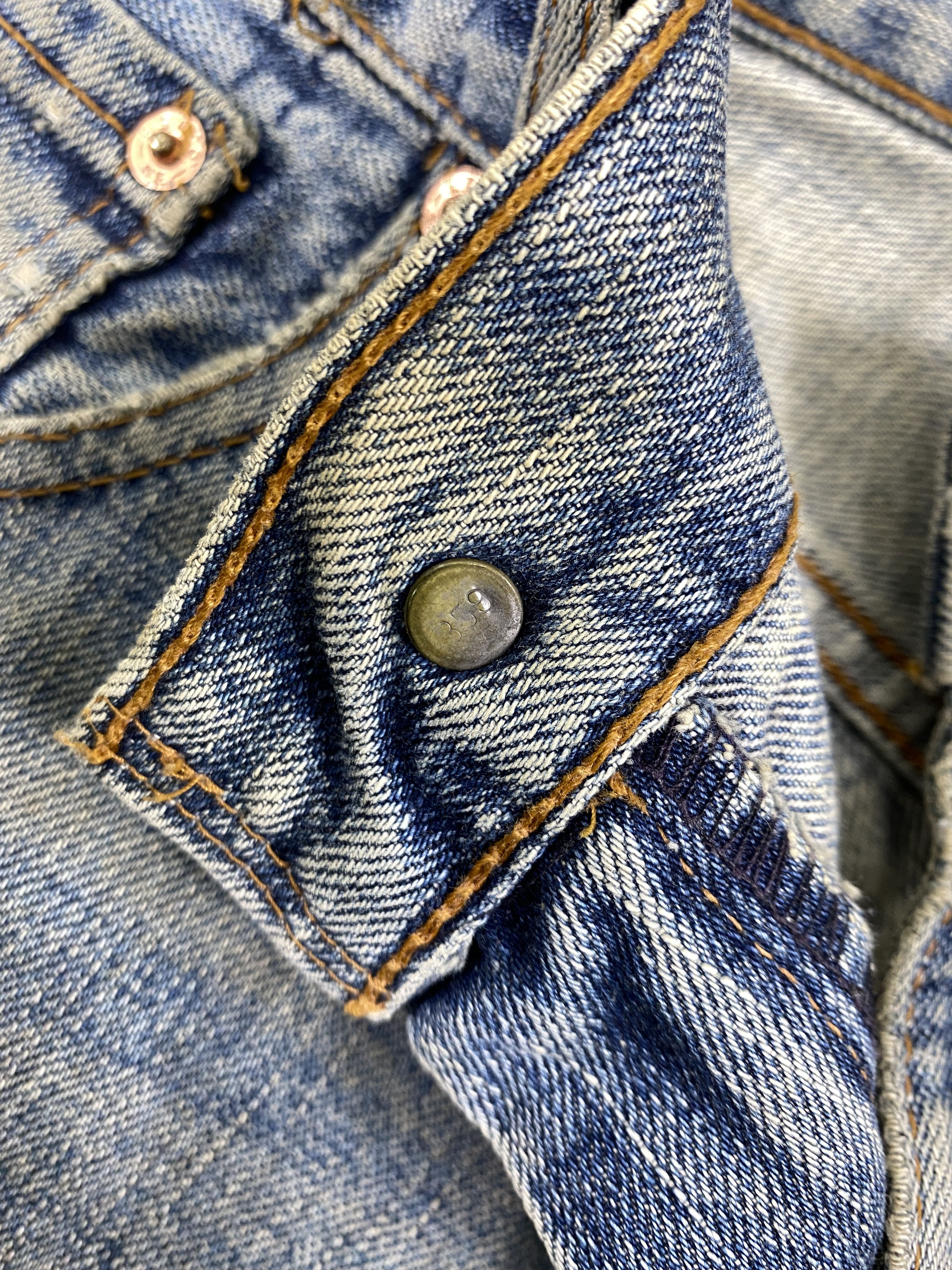Levi's Dirty Blue Vintage Levi's 503 Jeans 34x27.5 Denim -SJ168 Size US 34 / EU 50 - 7 Thumbnail