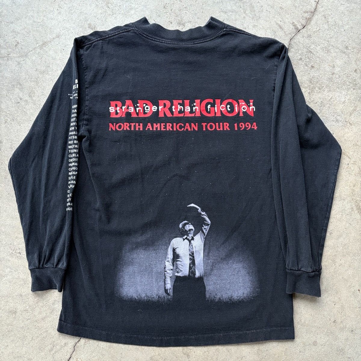 Vintage Vintage Bad Religion Stranger than fiction long sleeve Size US L / EU 52-54 / 3 - 2 Thumbnail