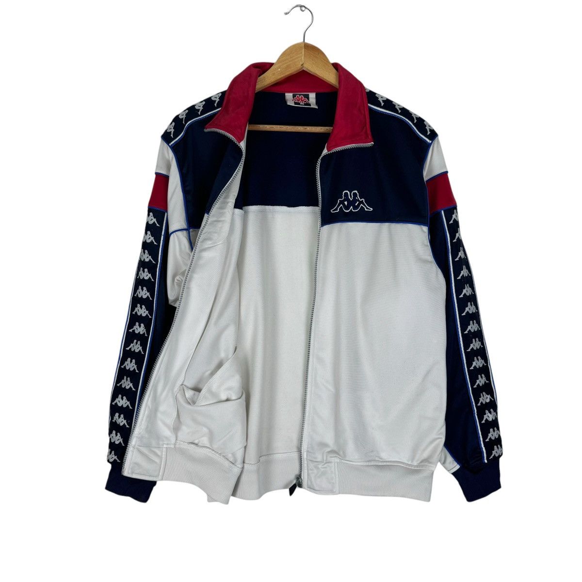 Kappa × Vintage 🌟KAPPA SIDE TAPE TRACK TOP ZIPPER JACKET Size US M / EU 48-50 / 2 - 5 Thumbnail
