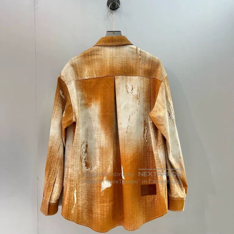 Fendi Fendi Washed Denim Jacket Size US M / EU 48-50 / 2 - 2 Thumbnail