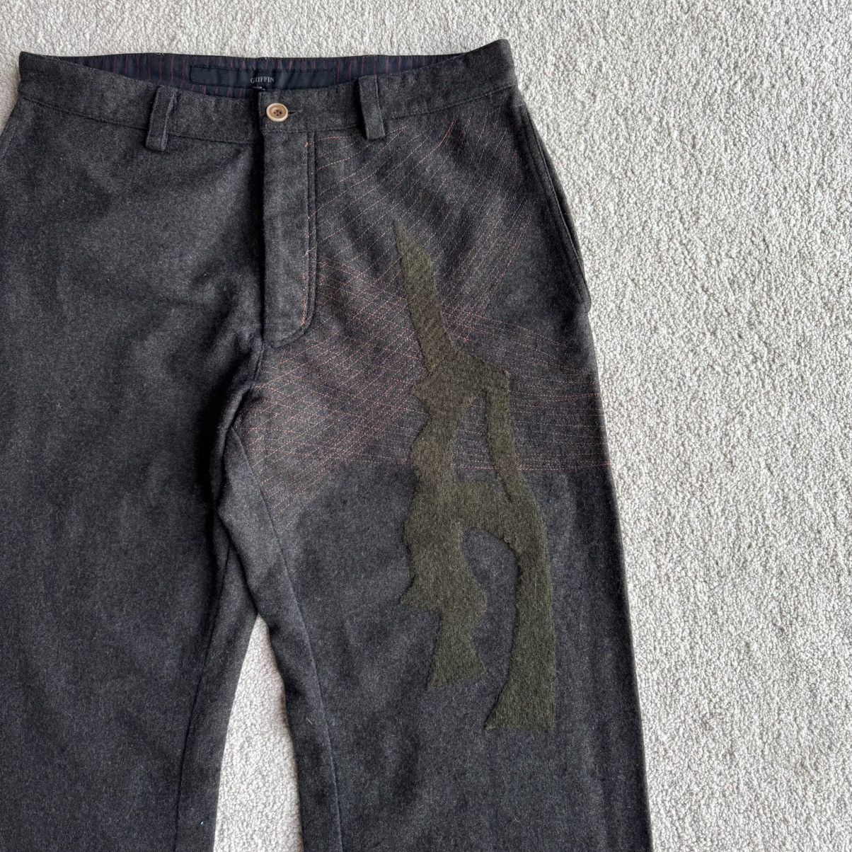 Griffin Griffin 00s embroidery wide pants Size US 30 / EU 46 - 4 Thumbnail