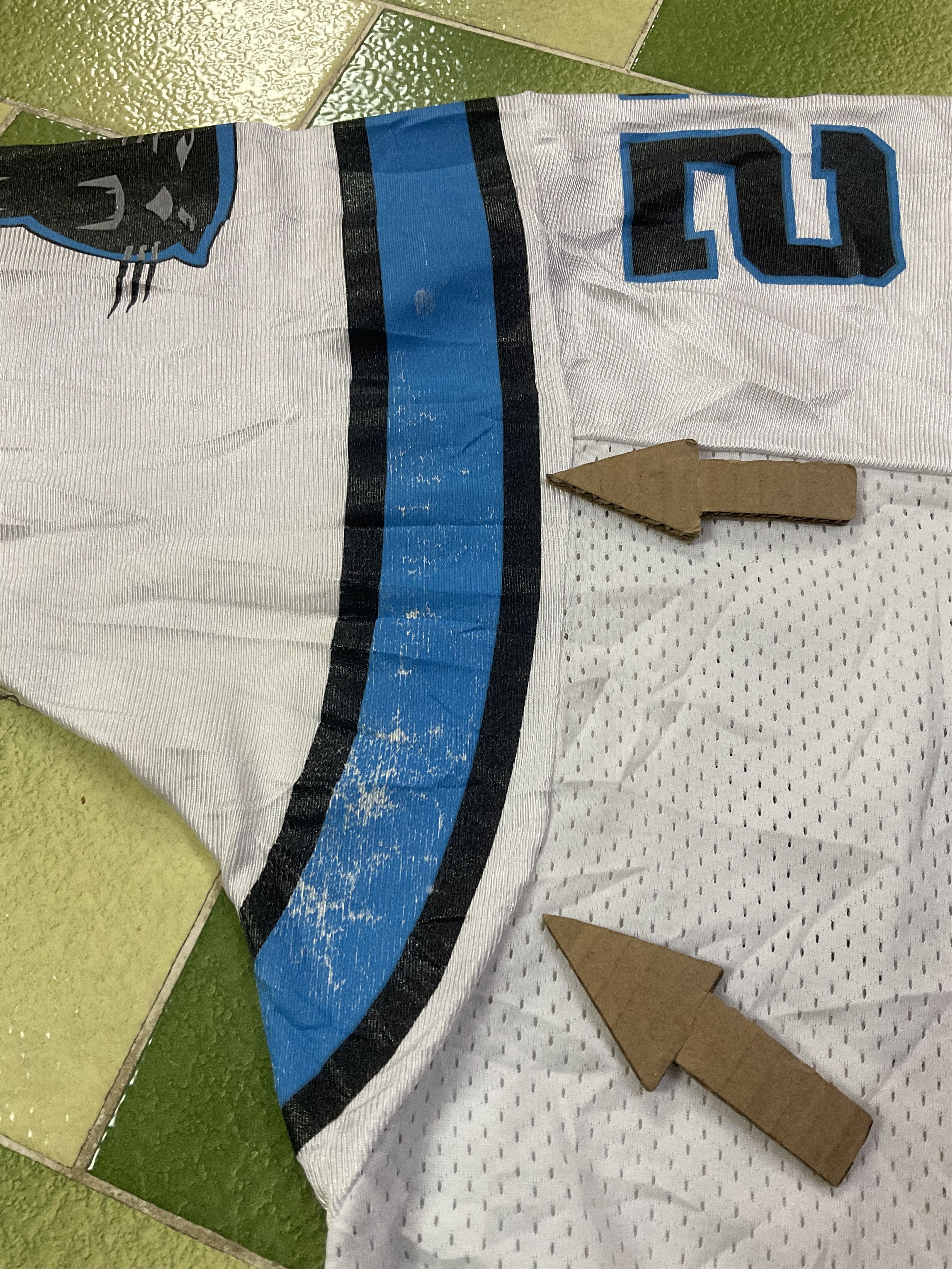 NFL Vintage 90s Champion Carolina Panthers Kerry Collins Jersey Size US XL / EU 56 / 4 - 11 Thumbnail