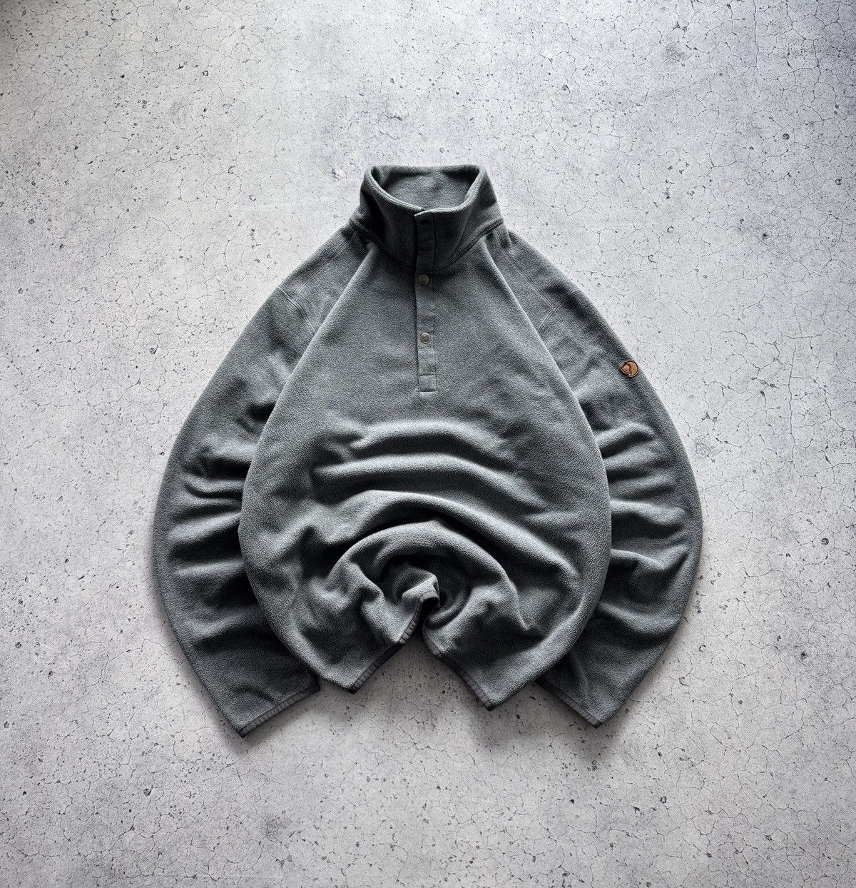 Fjallraven Ovik Fleece Grey Sweater Outdoor Polar Forestcore