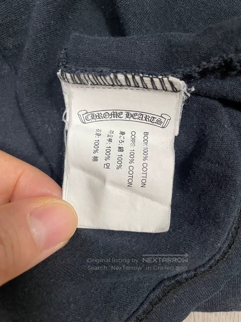Chrome Hearts CHROME HEARTS Size M Black scroll broken horseshoe cross sh Size US M / EU 48-50 / 2 - 8 Thumbnail