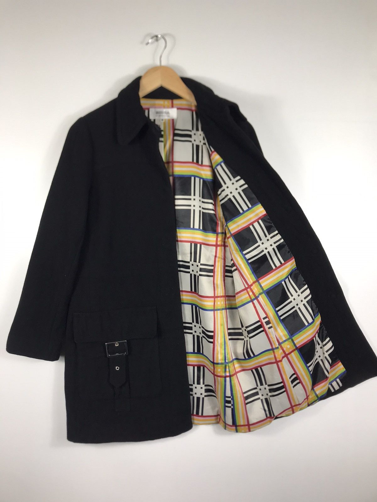 Designer × Sonia Rykiel 🔥Sonia Rykiel Wool Bondage Long Jacket Size S / US 4 / IT 40 - 8 Thumbnail
