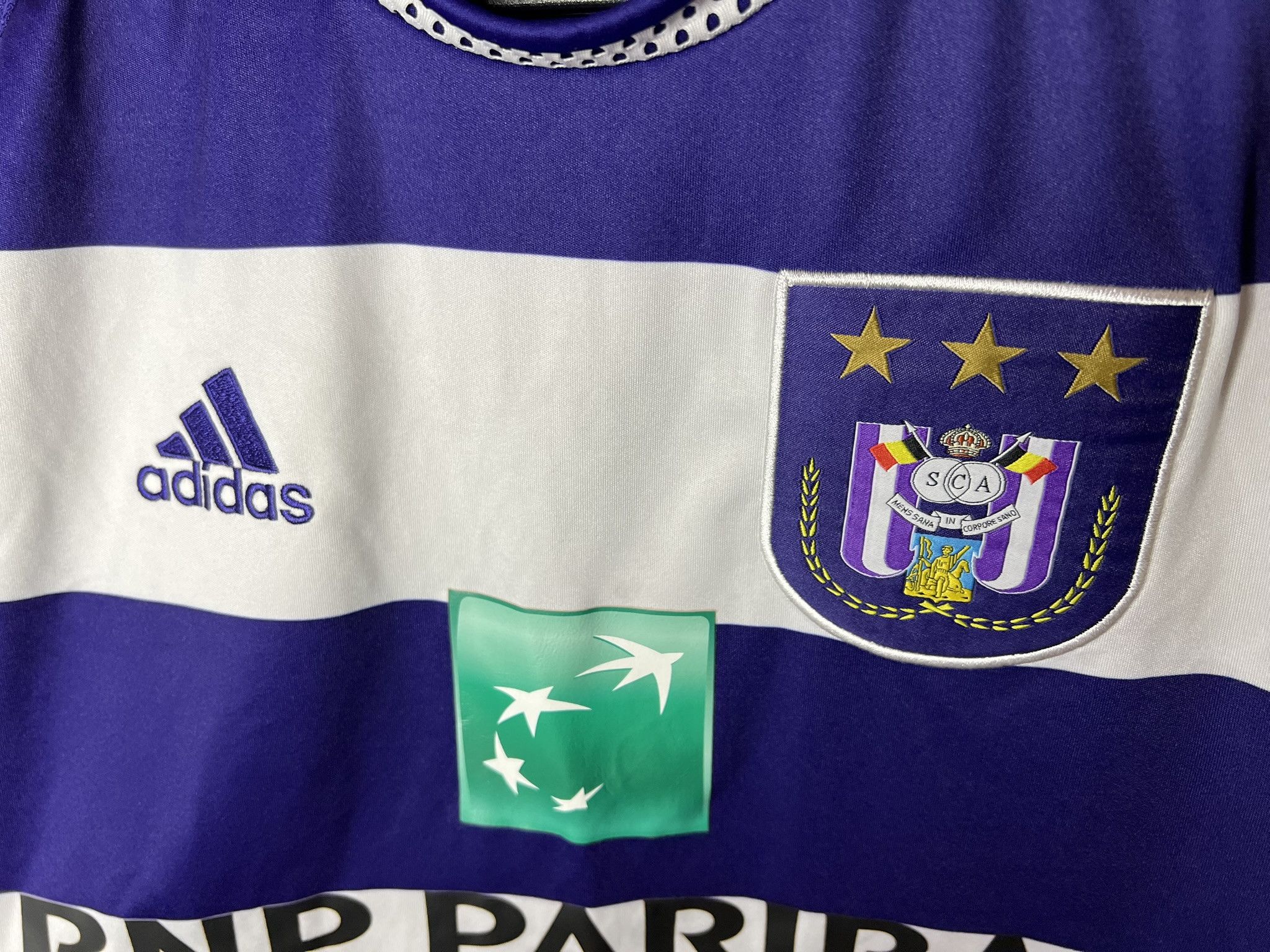Adidas ANDERLECHT 2015 2016 HOME FOOTBALL SOCCER SHIRT JERSEY Size US XS / EU 42 / 0 - 3 Thumbnail