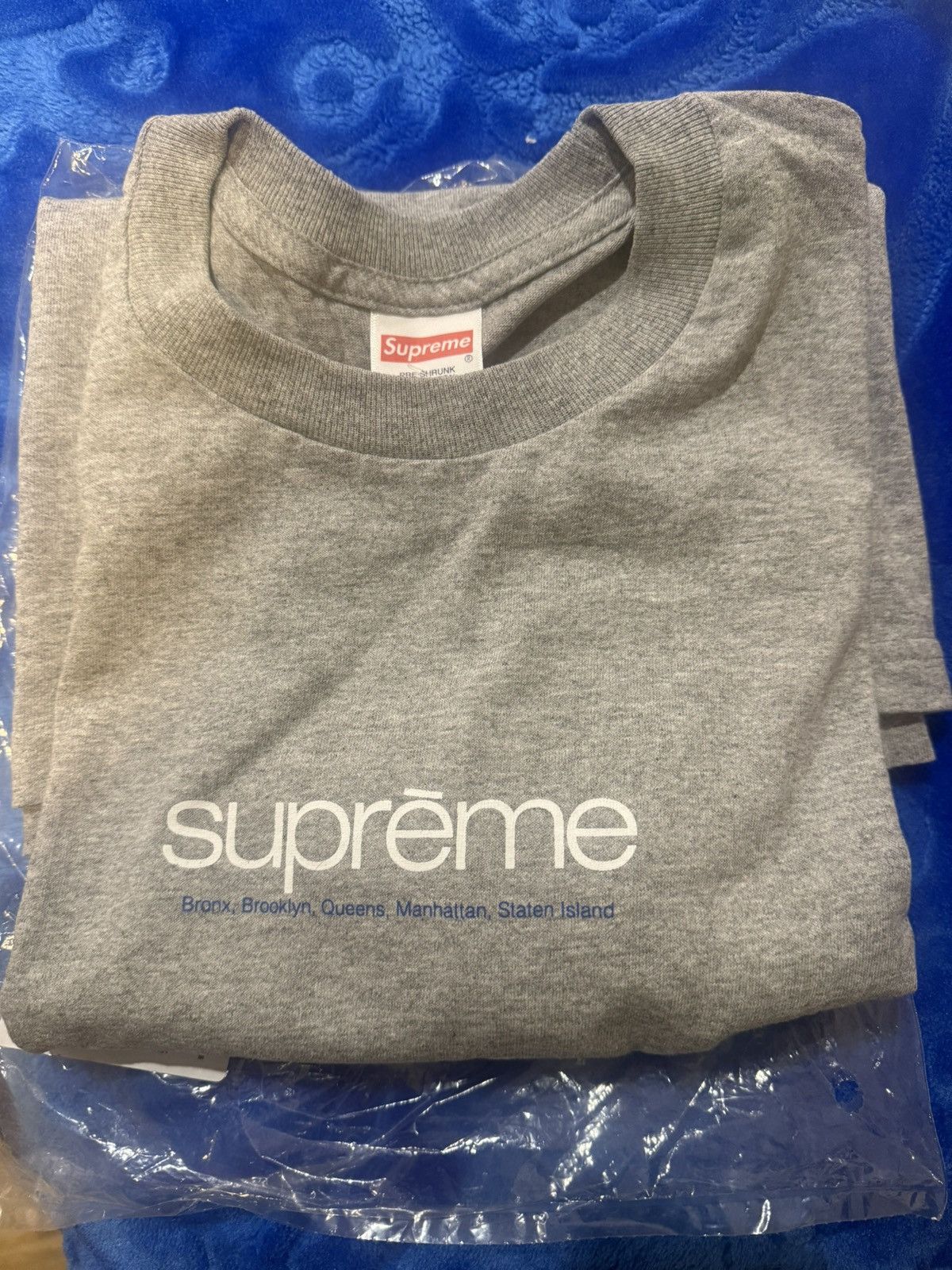 Supreme Supreme Five Burroughs Tee Size US M / EU 48-50 / 2 - 1 Thumbnail