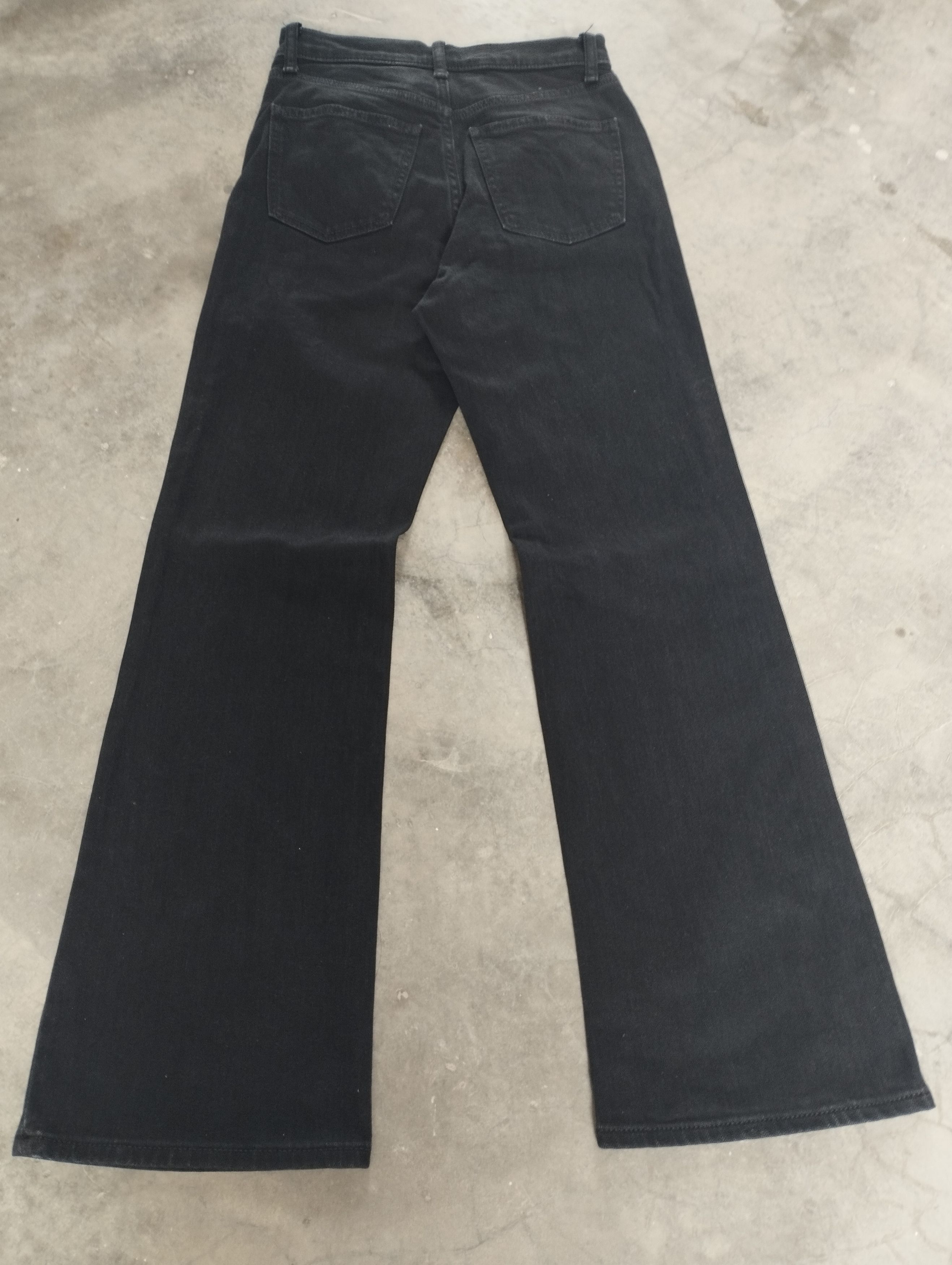 Tornado Mart Flare Jeans Japanese Uniqlo Black Bootcut Jeans Size 25" / US 0 / IT 36 - 2 Thumbnail