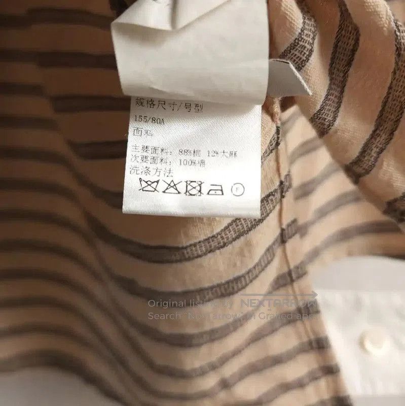 Loewe Loewe Striped Short Sleeve Shirt for Women . Size S / US 4 / IT 40 - 4 Thumbnail