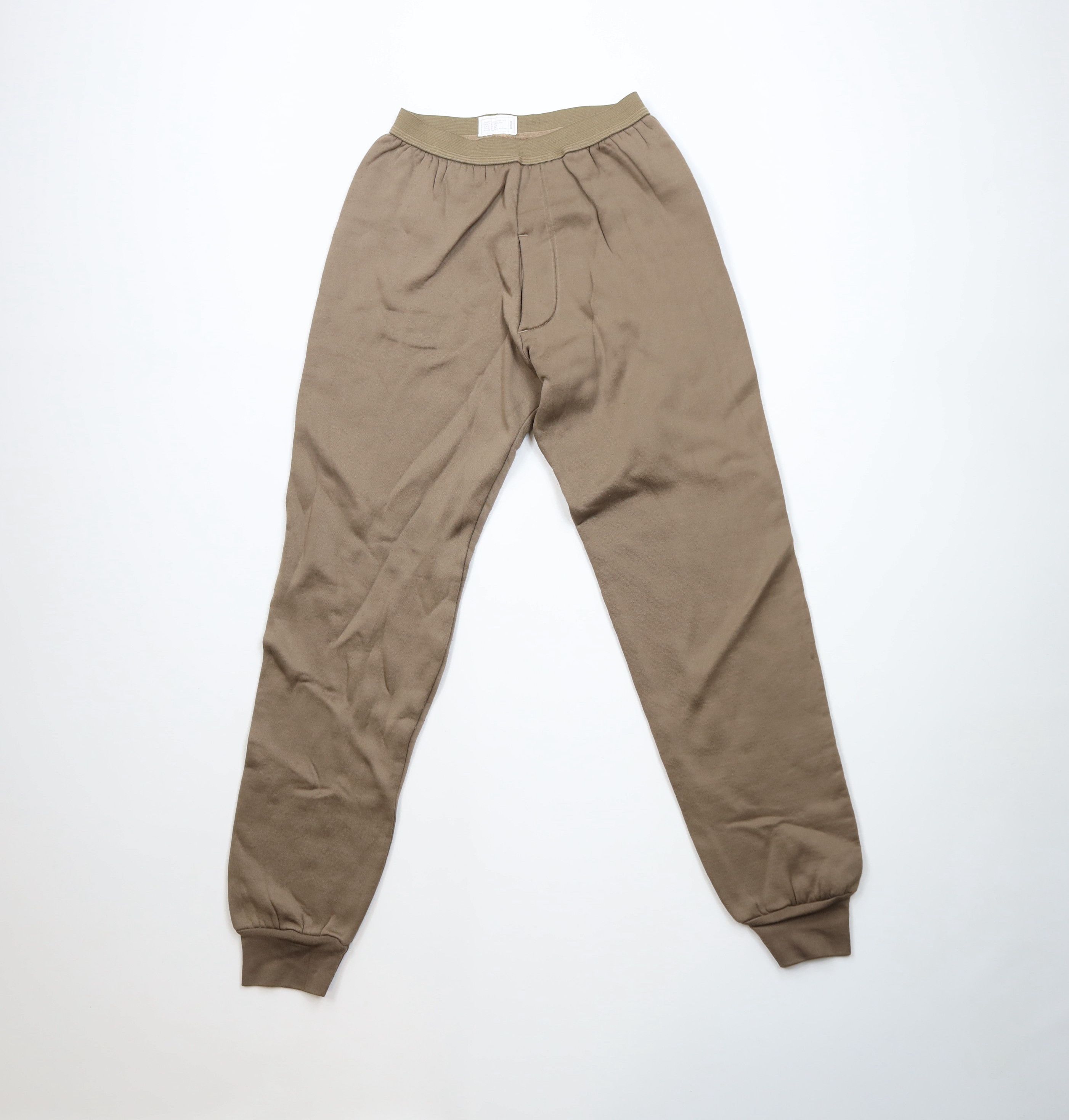 Vintage Vintage 90s USGI Lined Cold Weather Thermal Pants Brown USA Size US 34 / EU 50 - 1 Thumbnail