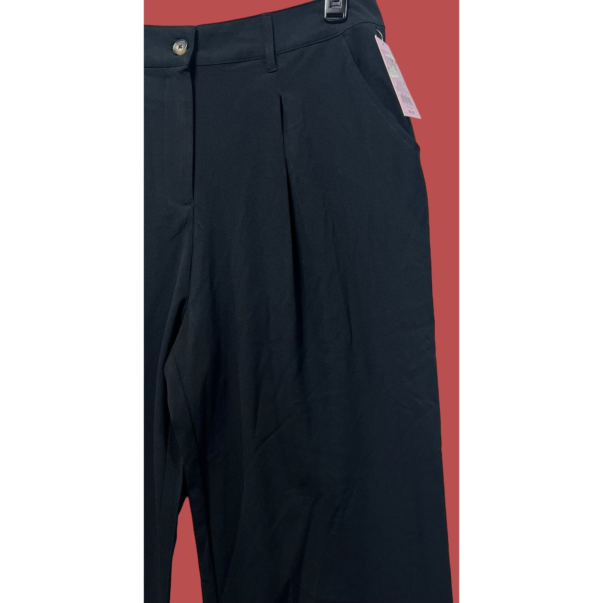 Other Wild Fable - Women's Wide Leg Trouser Pants - Black - 12 Size 34" / US 12 / IT 48 - 15 Thumbnail