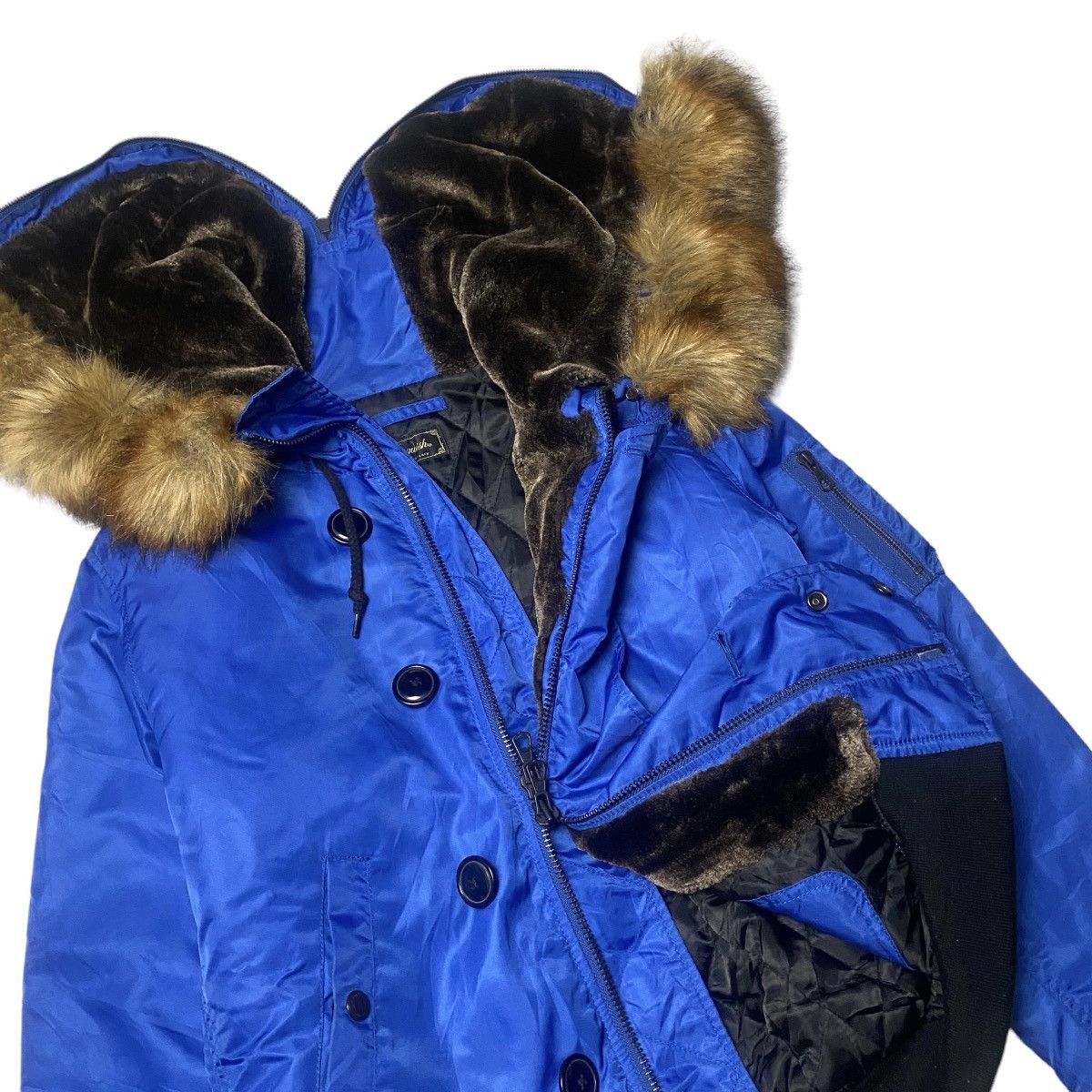Vanquish 2000's Vanquish Fur 3 Style Military Jacket Size US M / EU 48-50 / 2 - 6 Thumbnail