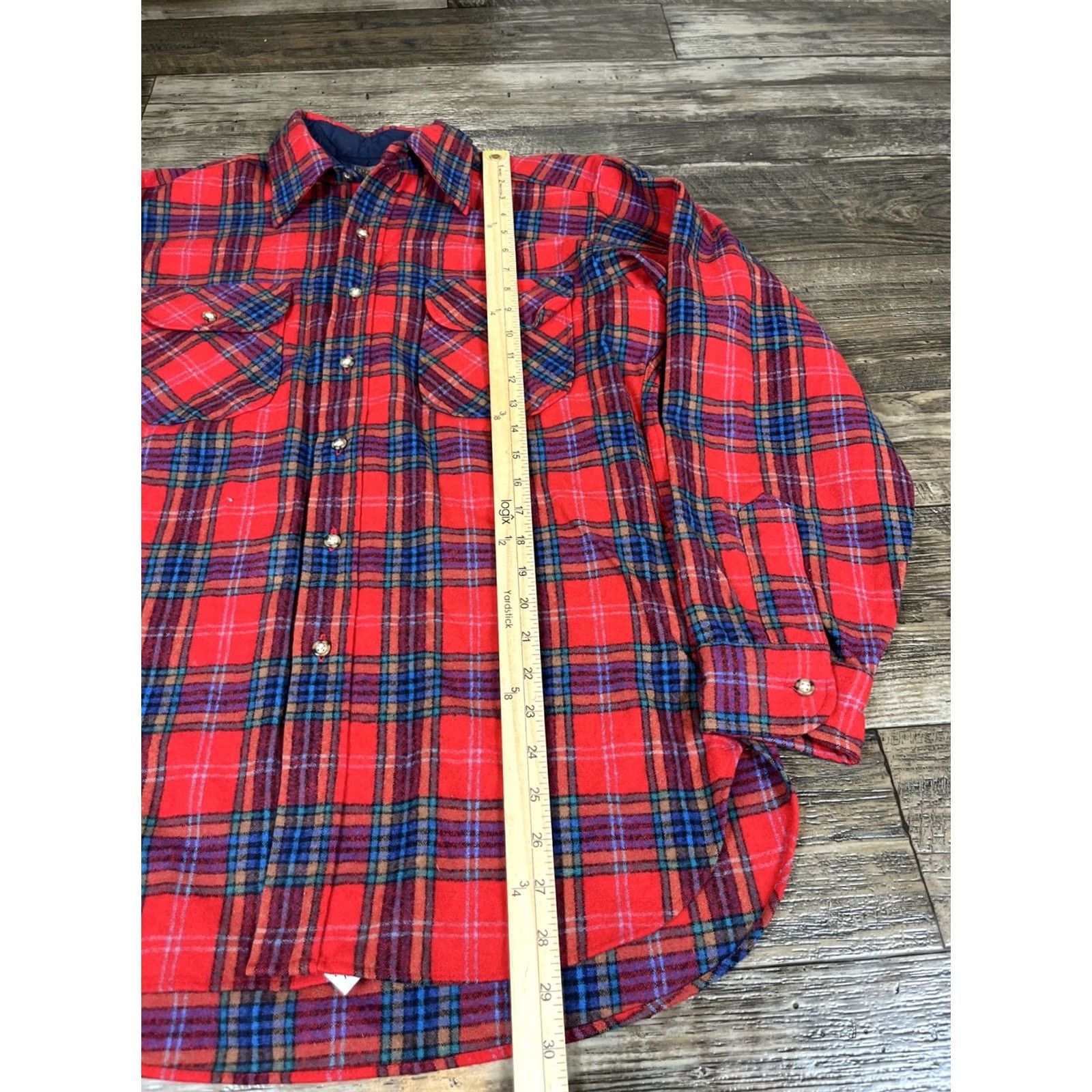 Pendleton Vintage Pendleton Flannel Shirt Mens M Red Virgin Wool Long Sleeve USA 90s Size US M / EU 48-50 / 2 - 3 Thumbnail