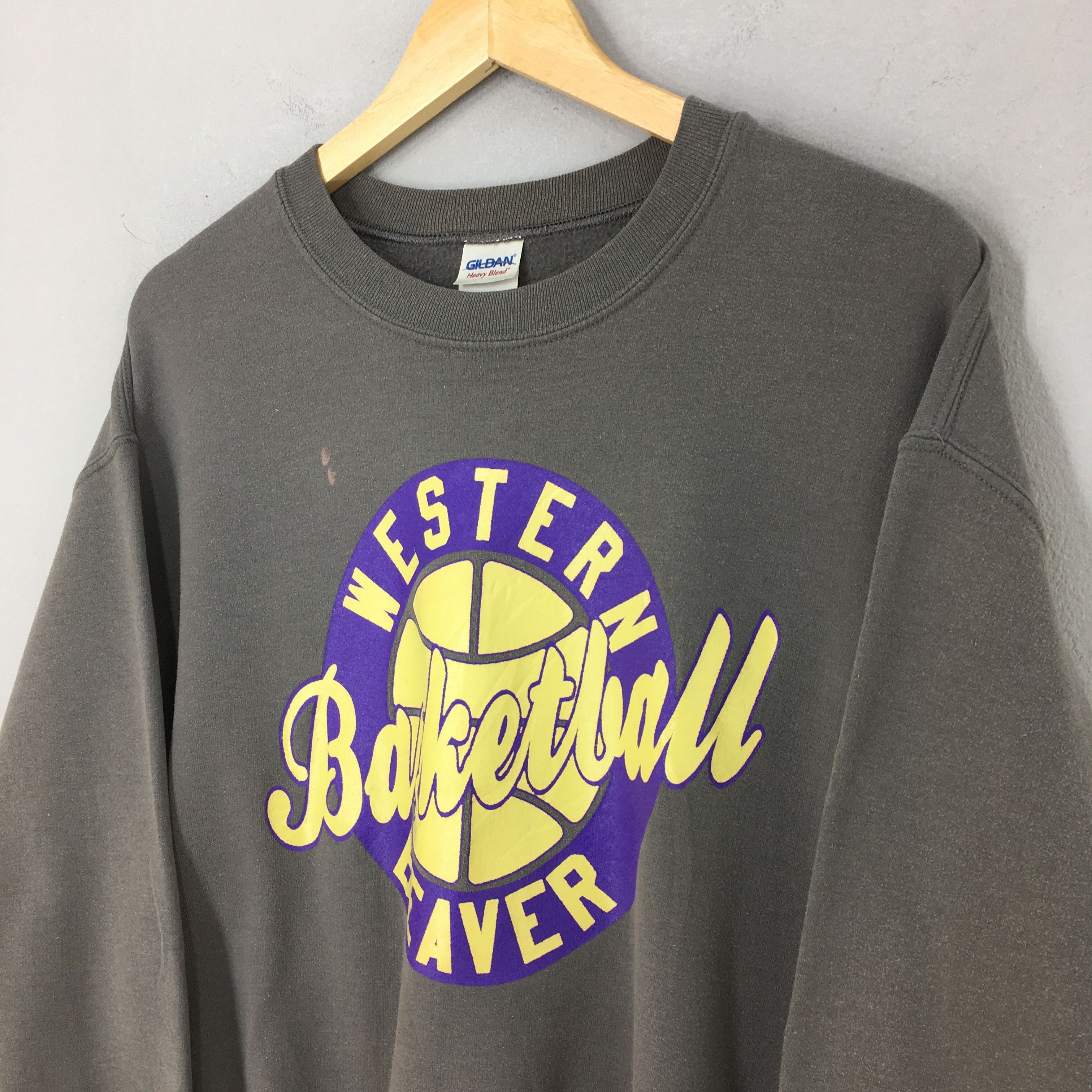 NBA Vintage Western Beaver Basketball Sweatshirt Medium Size US M / EU 48-50 / 2 - 3 Thumbnail