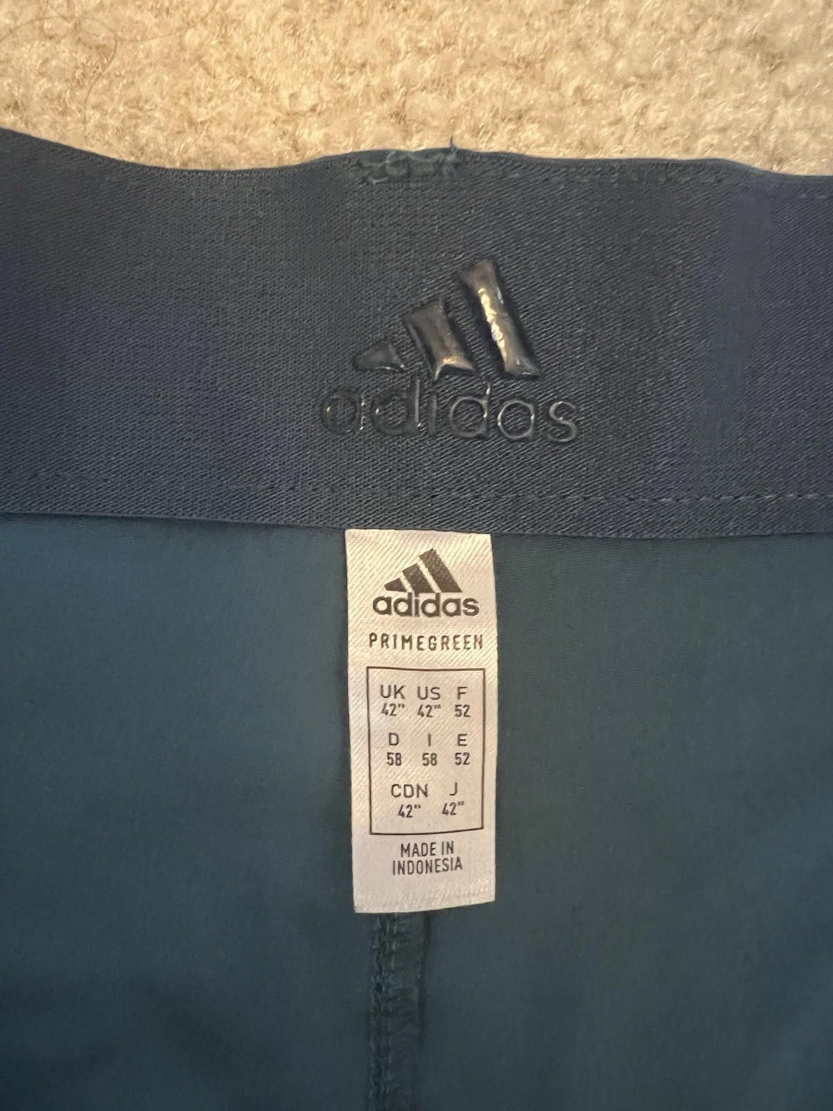 Adidas Adidas Shorts 42 Blue Green Stretch Chino Golf Casual Size US 42 / EU 58 - 3 Thumbnail
