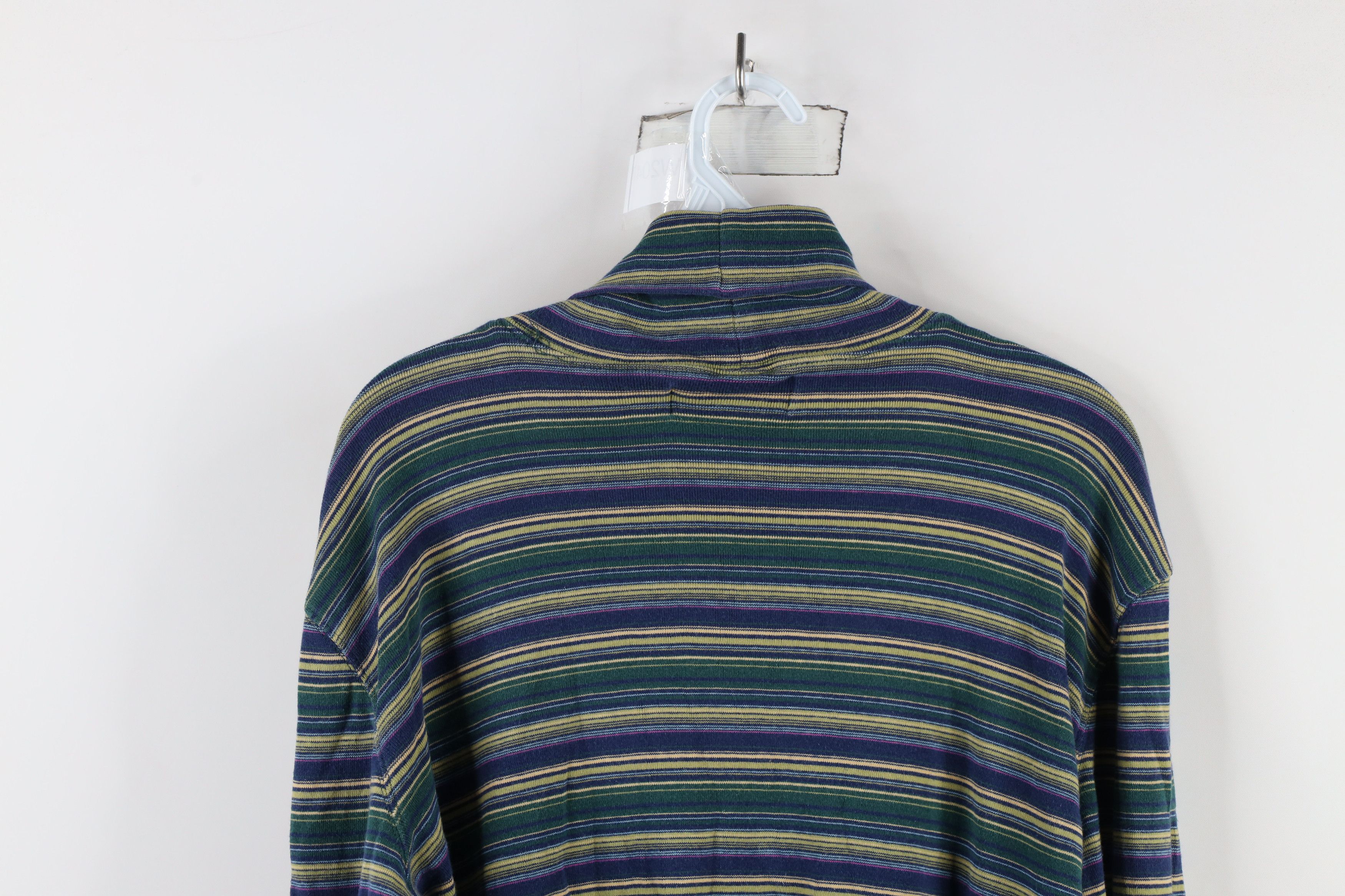 Vintage Vintage 90s Streetwear Knit Long Sleeve Turtleneck T-Shirt Size XL / US 12-14 / IT 48-50 - 9 Thumbnail