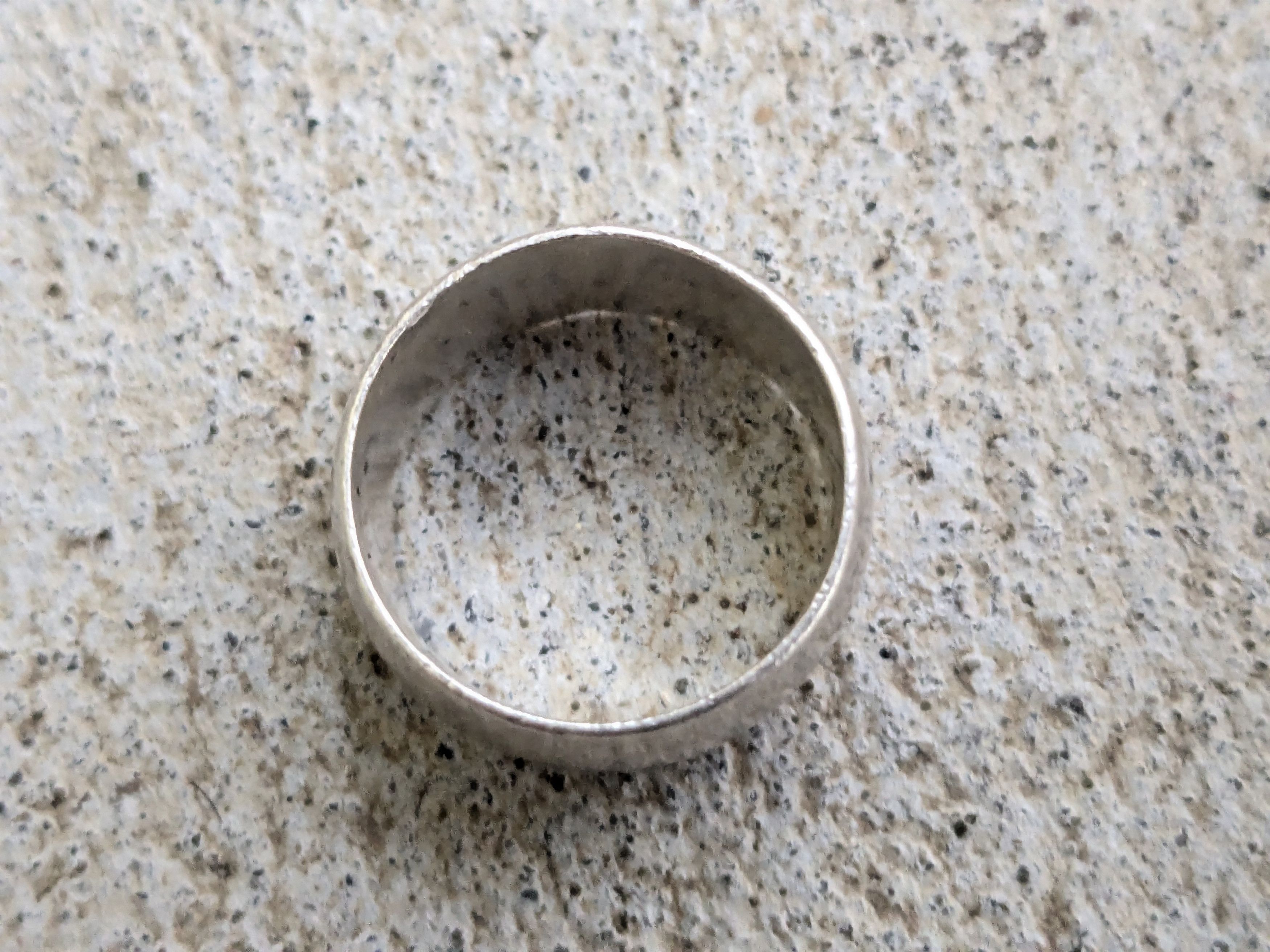 Jewelry Vintage Sterling Silver Ring Cigar Band 7.75 Size ONE SIZE - 7 Thumbnail