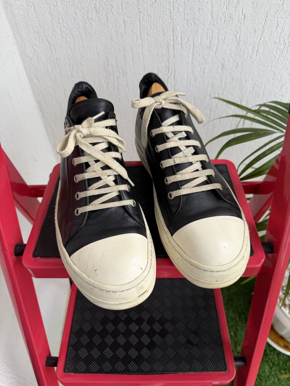 Rick Owens Mainline leather Ramones Size US 9.5 / EU 42-43 - 3 Thumbnail