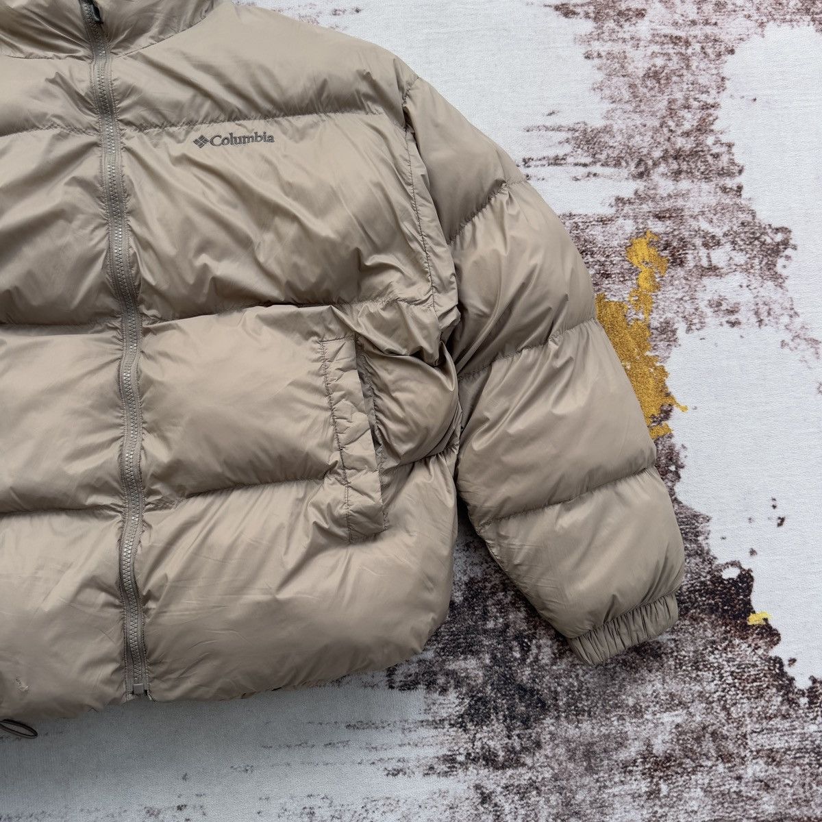 Columbia COLUMBIA SPORTSWEAR PUFFER DOWN JACKET BEIGE M Size US M / EU 48-50 / 2 - 3 Thumbnail