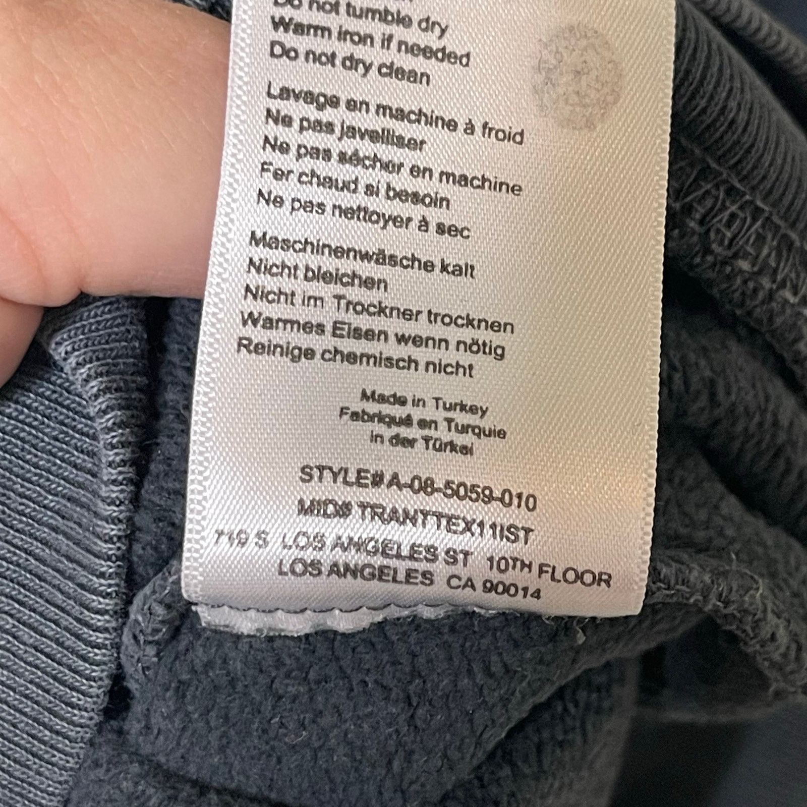 Anine Bing Anine Bing City Love Sweatshirt in grey sz XS Size XS / US 0-2 / IT 36-38 - 7 Thumbnail