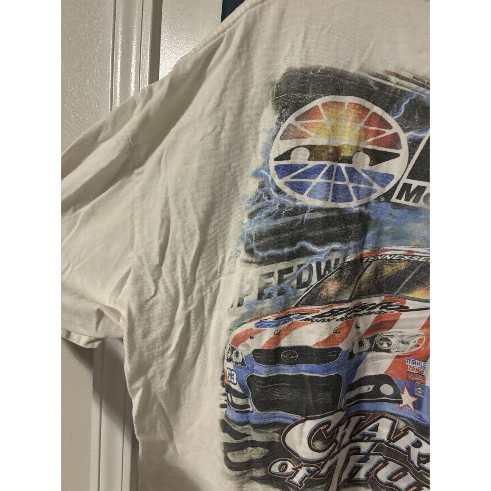 Other Vintage Bristol Motorspeedway thunder Nascar white shirt Size US XL / EU 56 / 4 - 9 Thumbnail