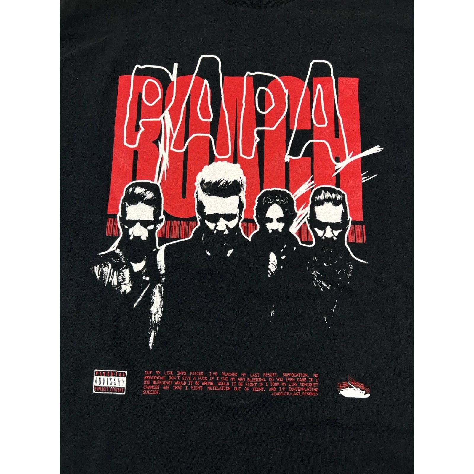 Vintage Mens Papa Roach T-Shirt Black Short Sleeve Crew Neck XL Rock Music Tour 2020s Size US XL / EU 56 / 4 - 2 Thumbnail