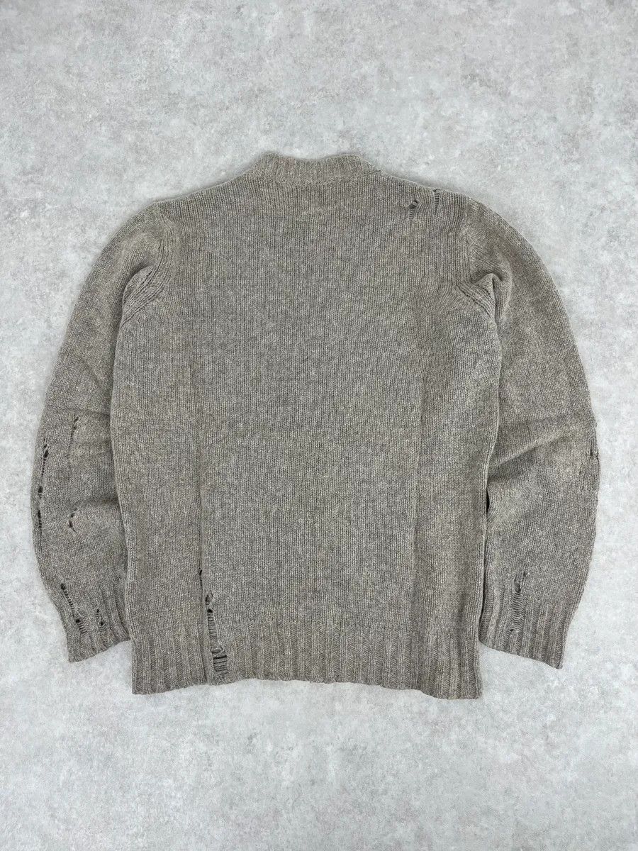 Diesel Diesel Destroyed Grey Sweater Size US S / EU 44-46 / 1 - 7 Thumbnail