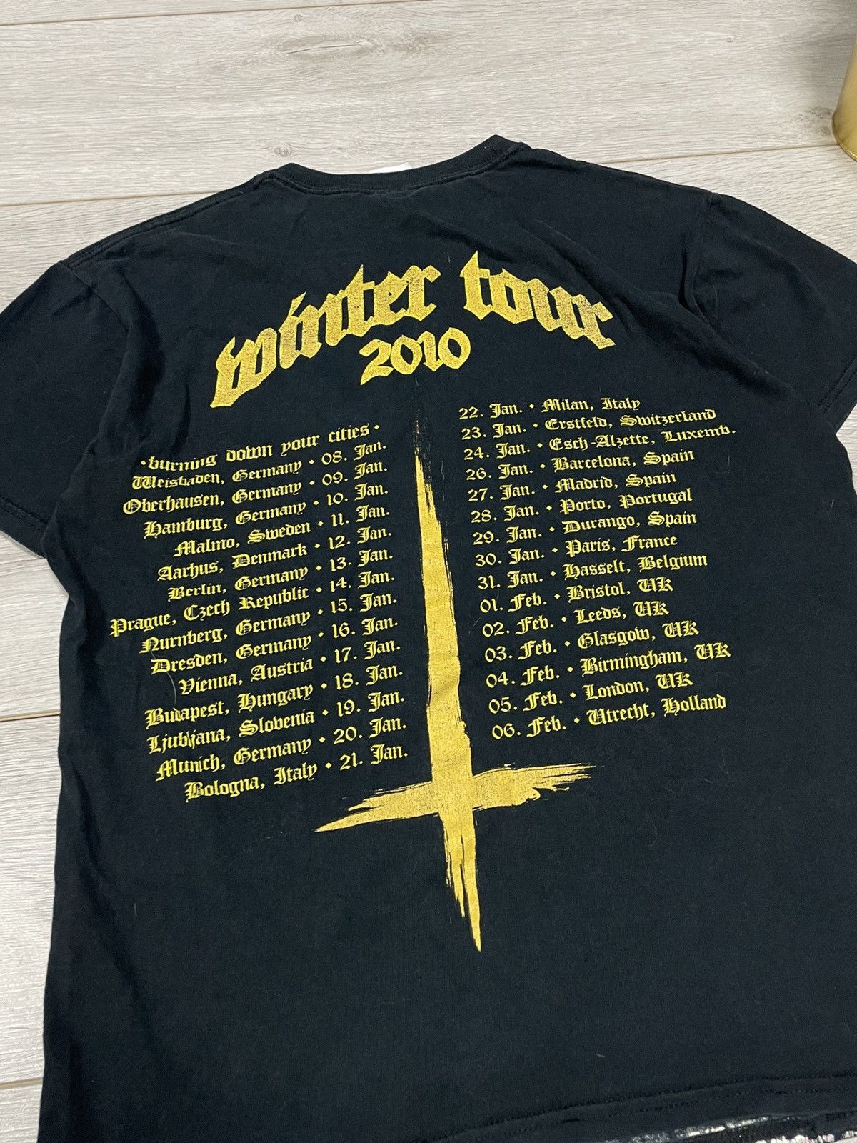 Band Tees 00s The Black Dahlia Murder over Print Tee 2010 mushroom Size US M / EU 48-50 / 2 - 10 Thumbnail