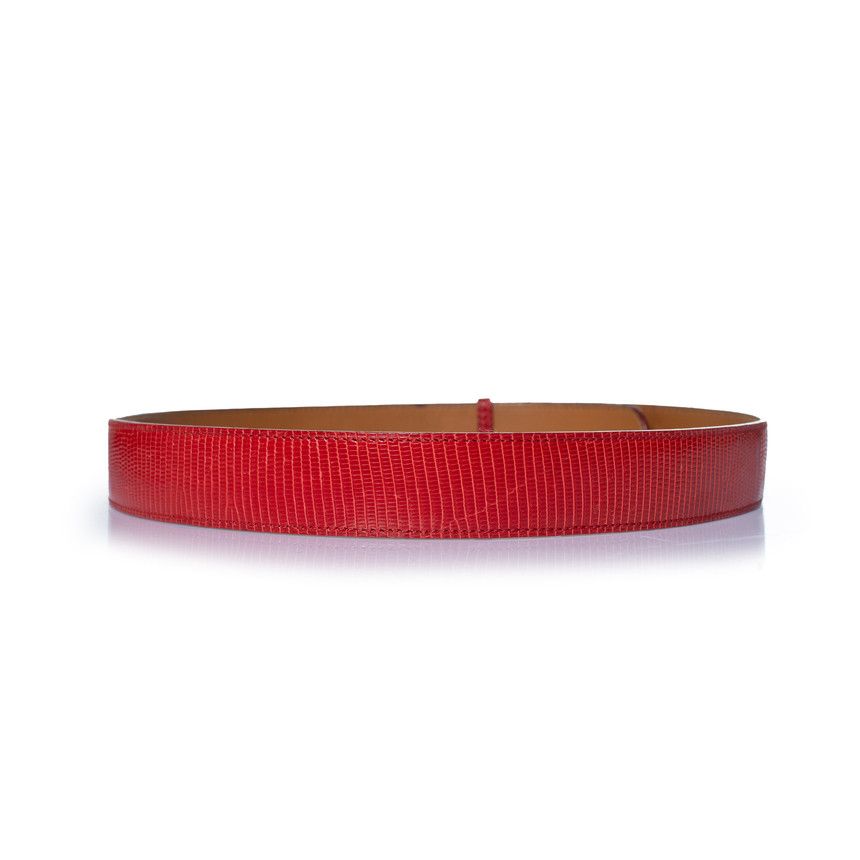 Other Harel Paris, Lizard leather waist belt in red Size ONE SIZE - 3 Thumbnail