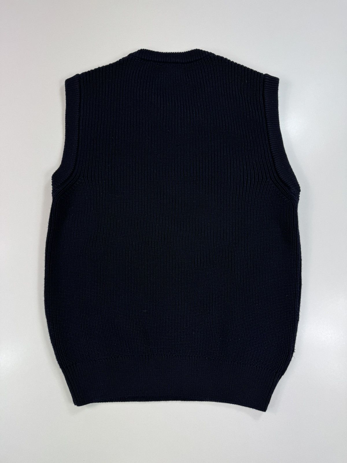 Zara Zara Origin Wool Vest Sweater Navy Knit Old Money Casual Size US M / EU 48-50 / 2 - 2 Thumbnail