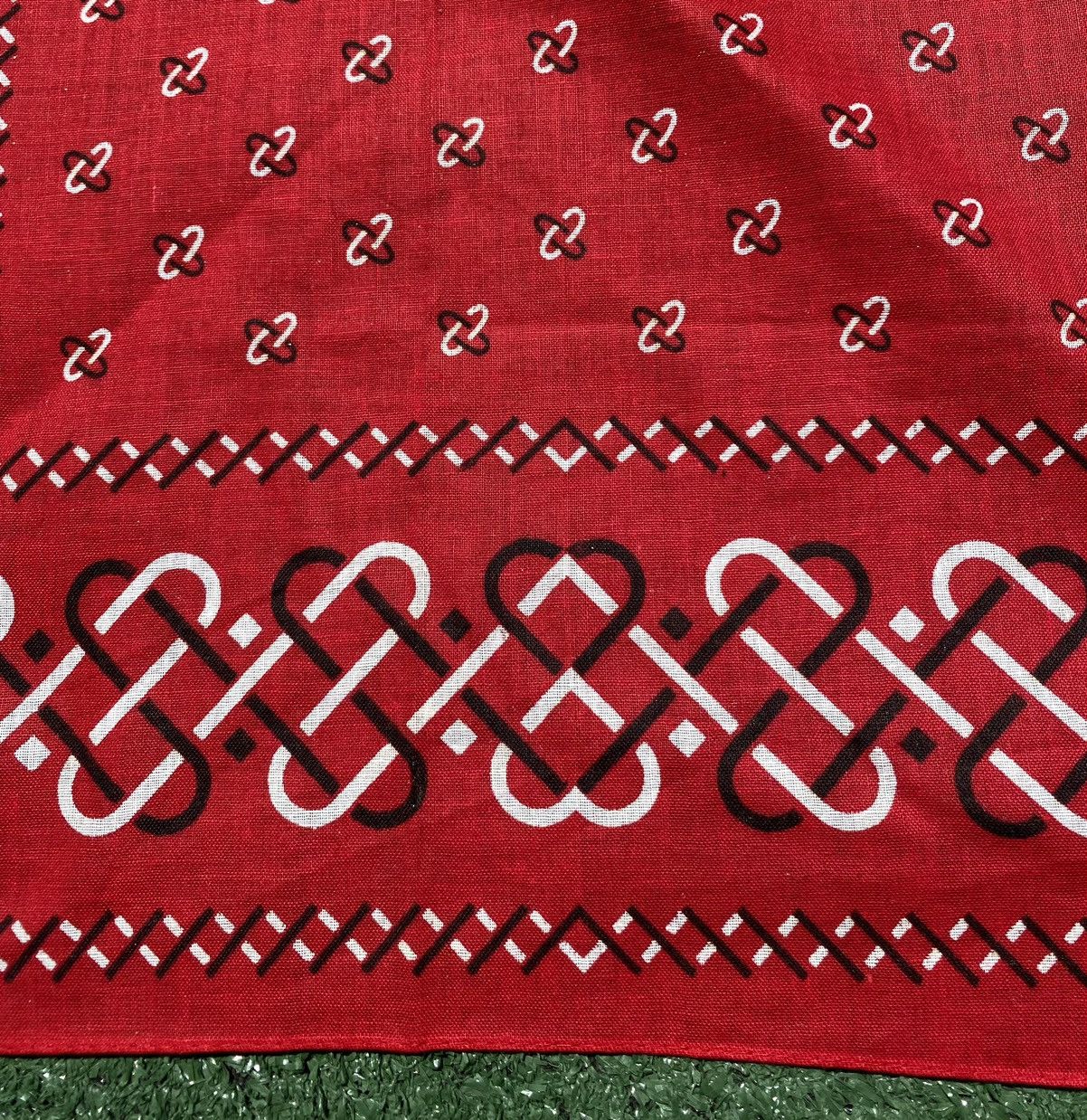 Other VTG 70s Fast Color Tiger Head Label Red Knot Bandana Size ONE SIZE - 6 Thumbnail